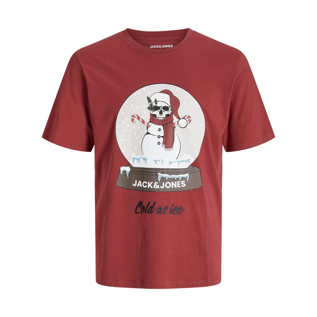 JACK & JONES Marškinėliai vyrams, Raudona, Noel xmas tee