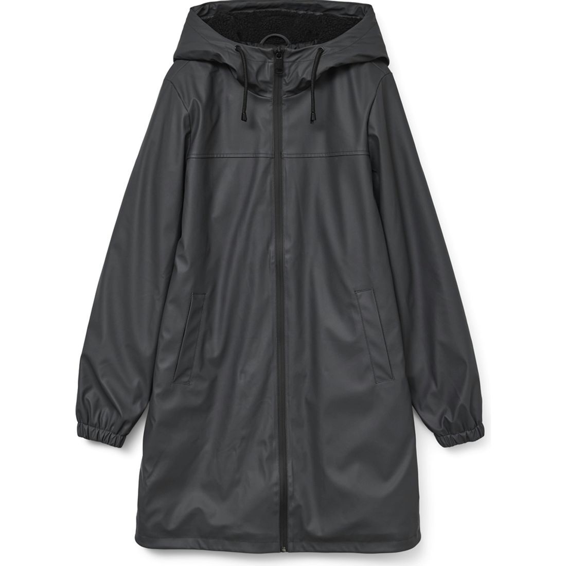 VERO MODA Lietpaltis moterims, Juoda, Asta teddy