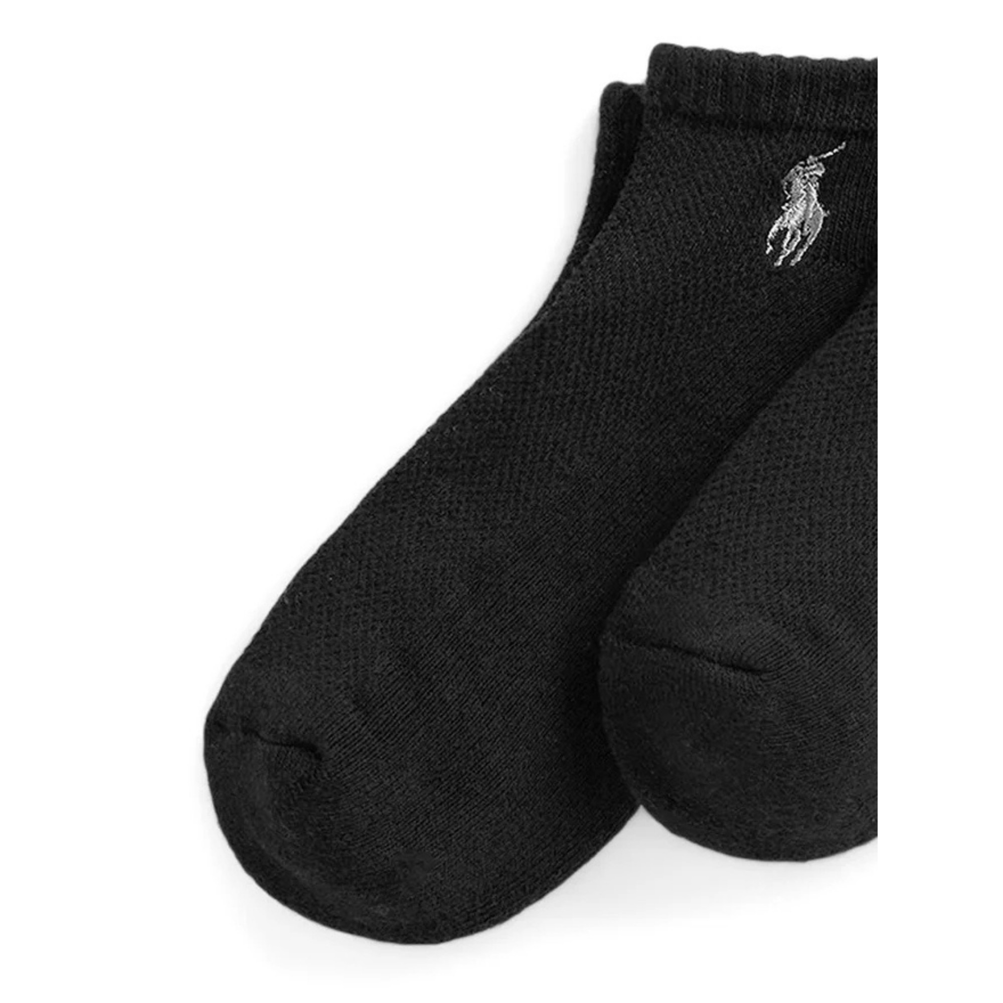 POLO RALPH LAUREN Kojinės moterims, Juoda, Sport low ct no show 3 pack 2