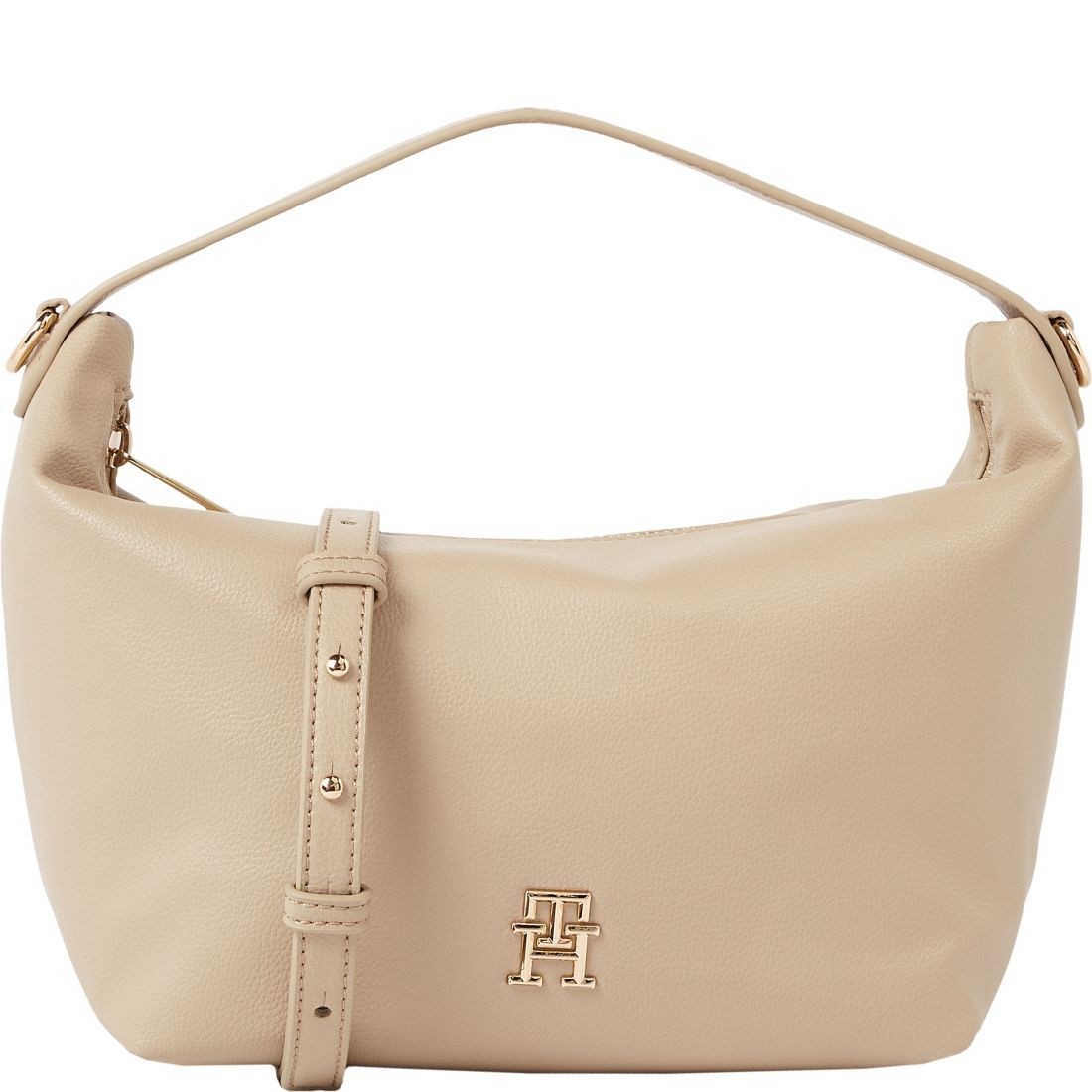 TOMMY HILFIGER Rankinė per petį moterims, Smėlio, Casual shoulder bag 1