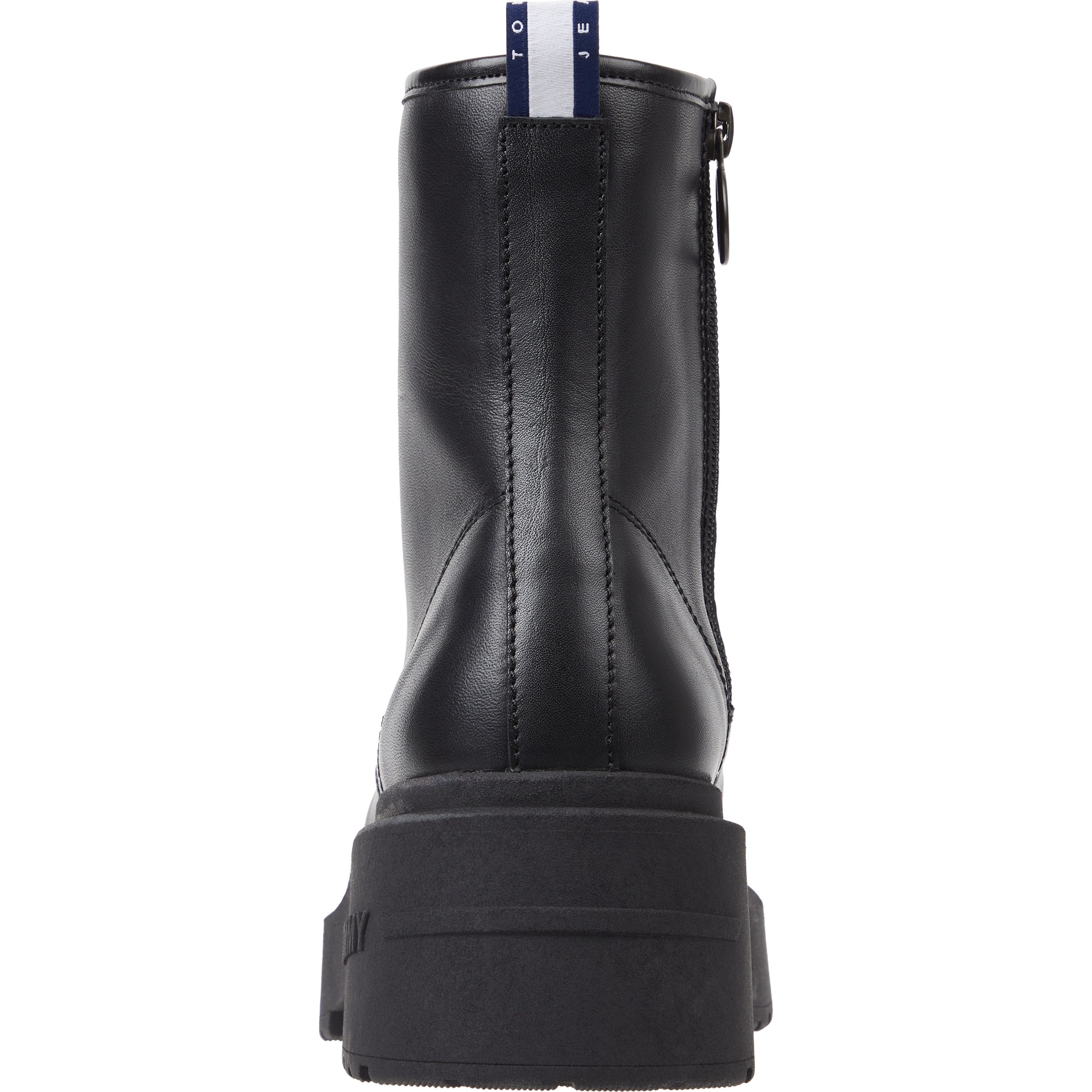 TOMMY JEANS Aulinukai moterims, Juoda, Lace up boot chunky 6