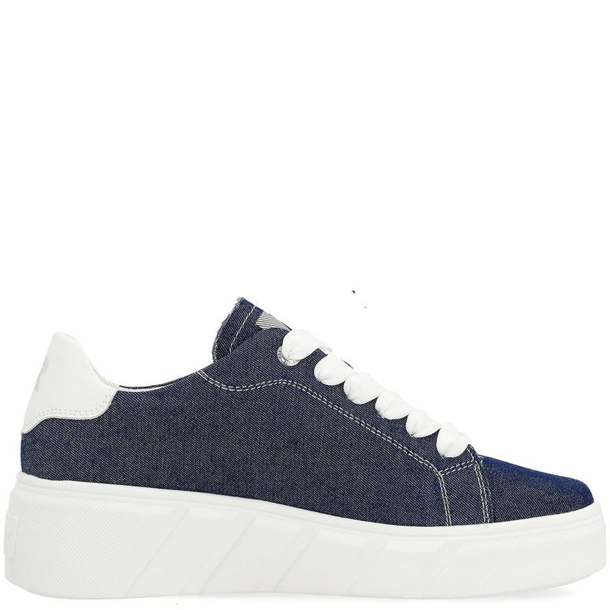 RIEKER Laisvalaikio bateliai moterims, Mėlyna, LEISURE 7