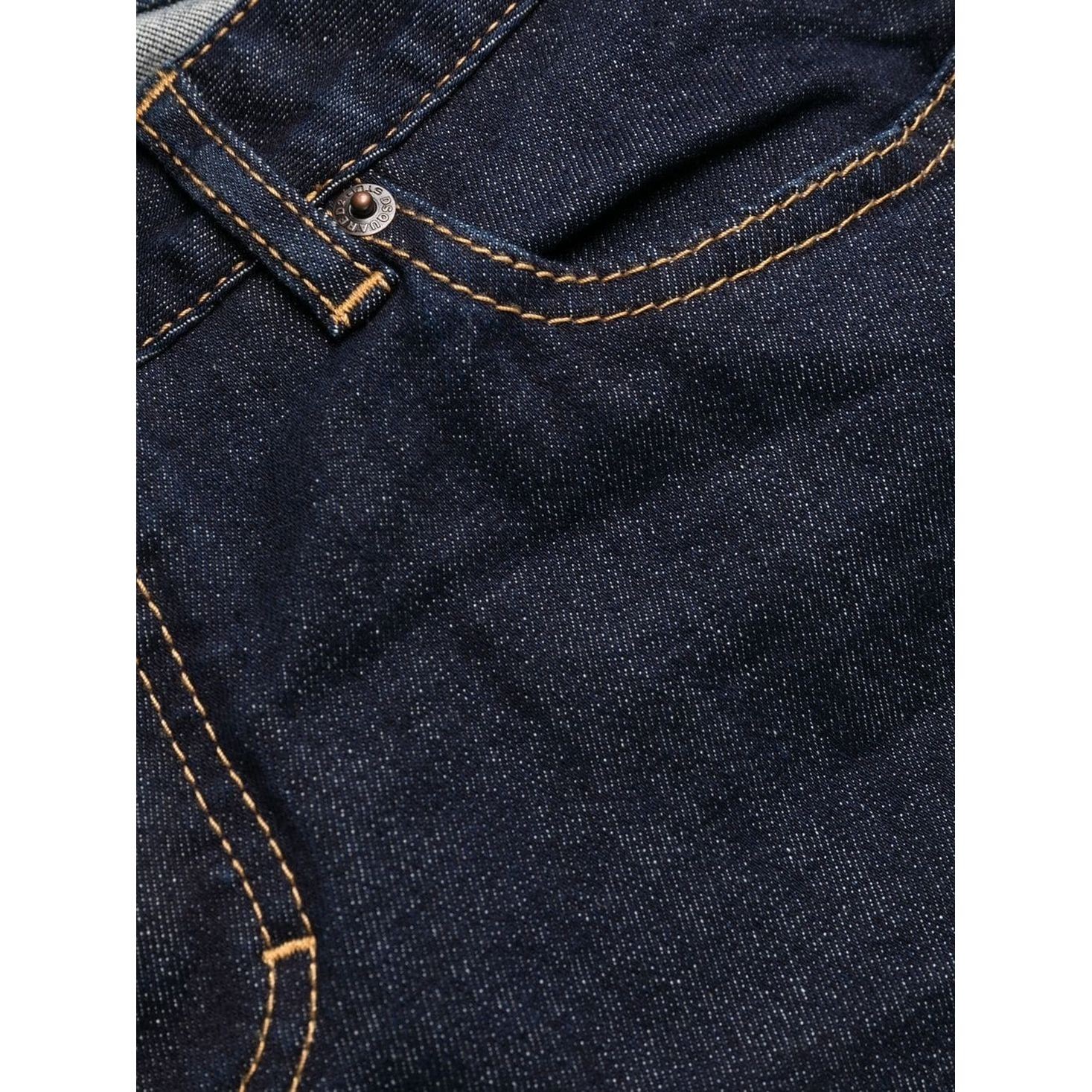 DSQUARED2 Aptempti džinsai moterims, Mėlyna, B-icon jennifer crop jean 4