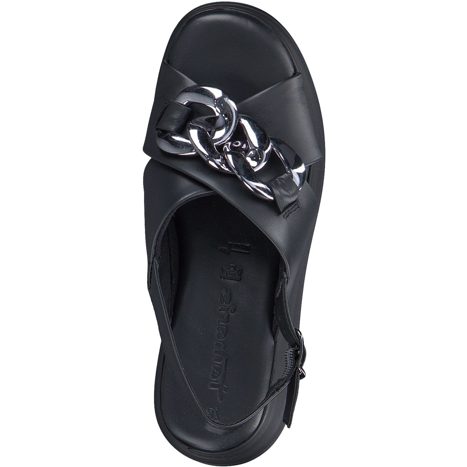 TAMARIS Basutės moterims, Juoda, SANDALS 5