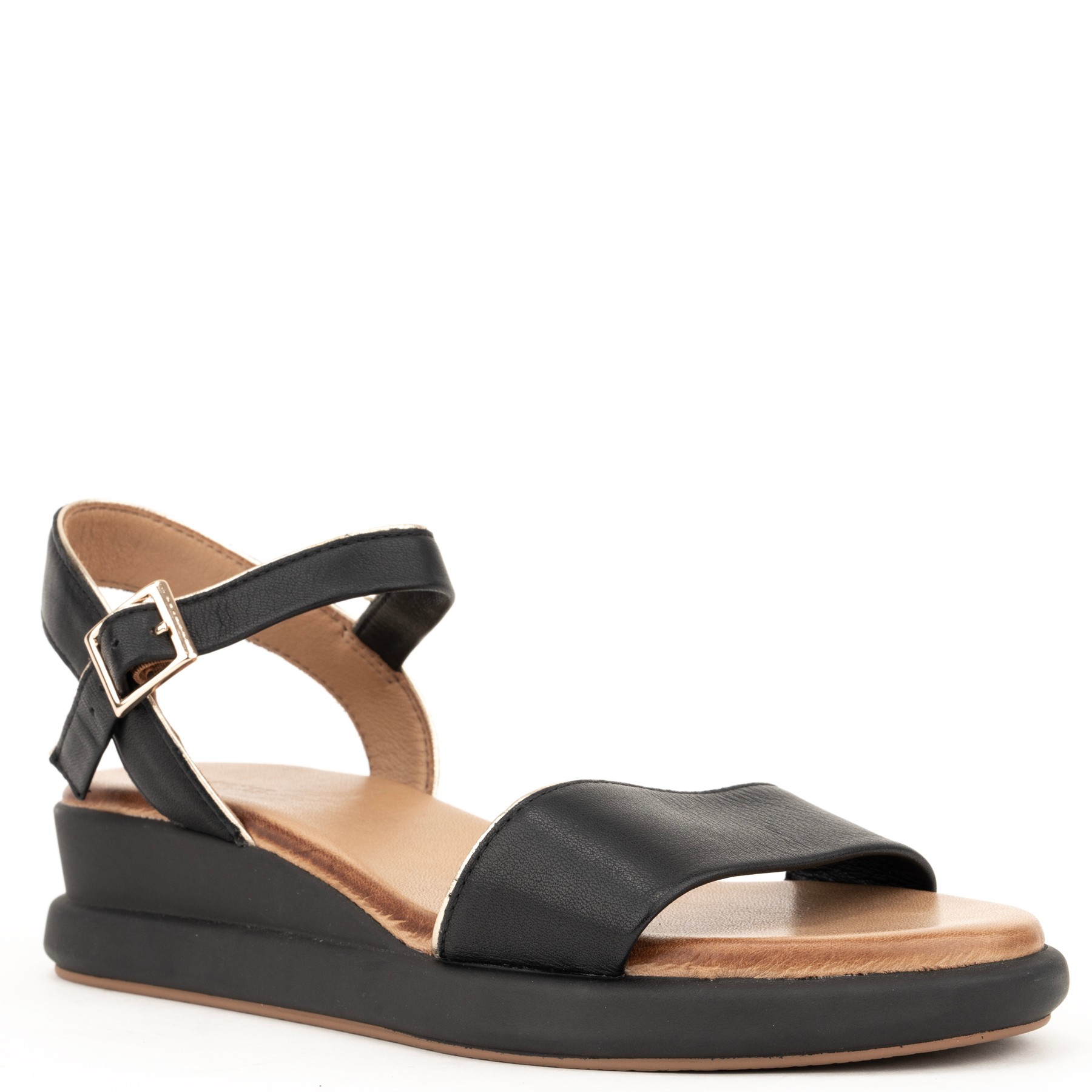 LA CONTE Basutės moterims, Juoda, Sandals 1