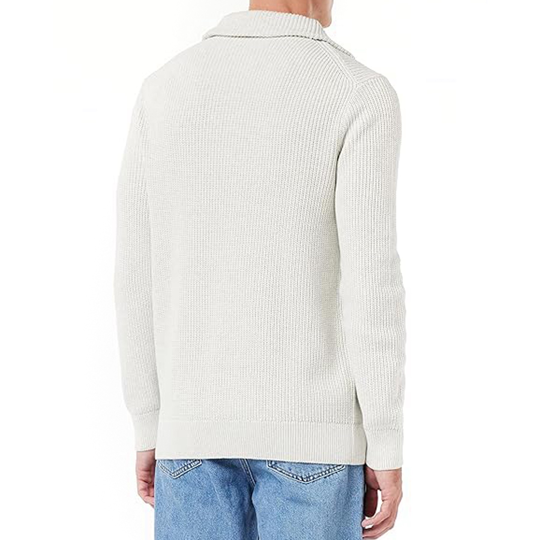 TOM TAILOR Megztinis vyrams, Balta, Megztiniai 2