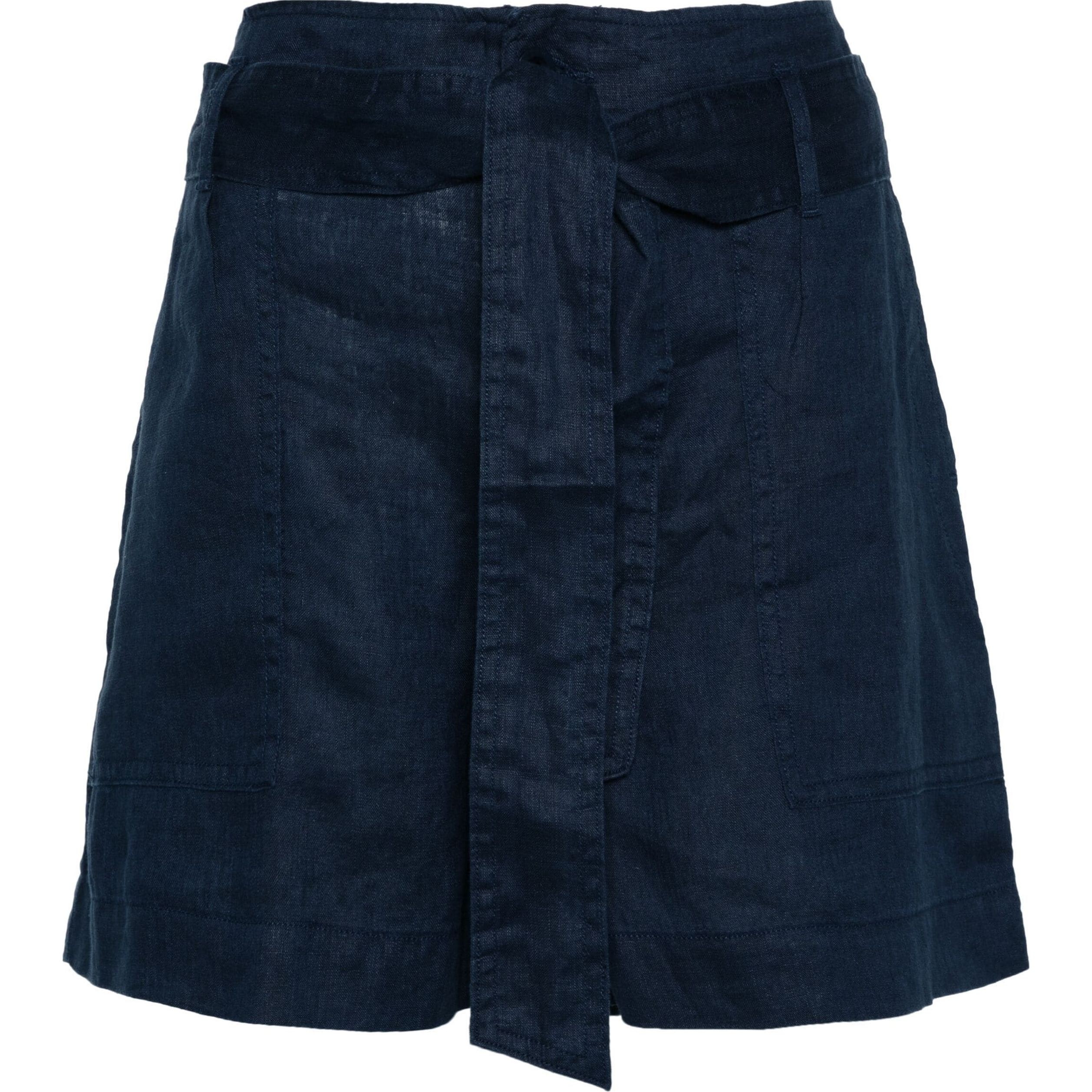 LAUREN RALPH LAUREN Šortai moterims, Mėlyna, Daviana flat front shorts