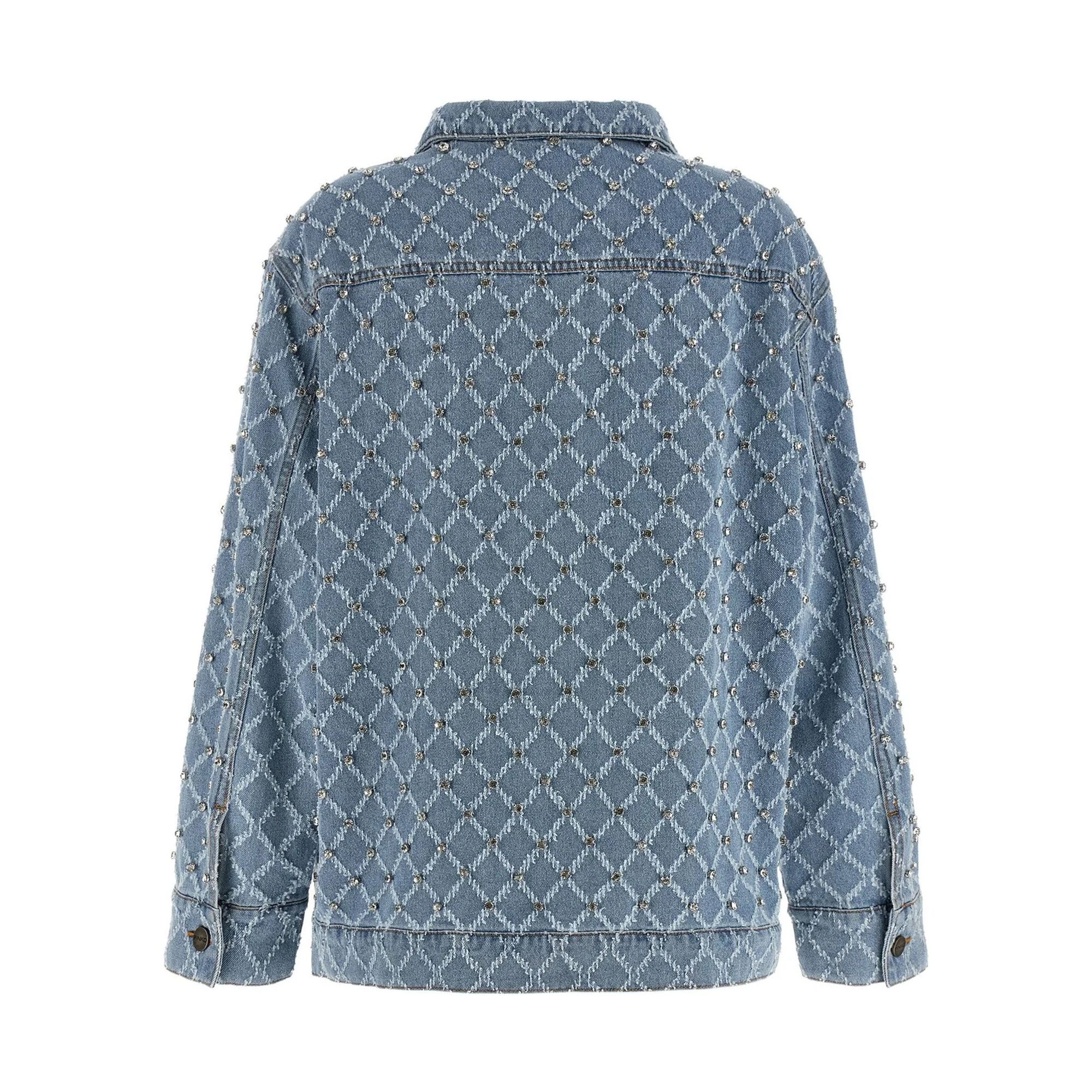 PINKO Džinsinis švarkas moterims, Mėlyna, Pifferaio overshirt 2