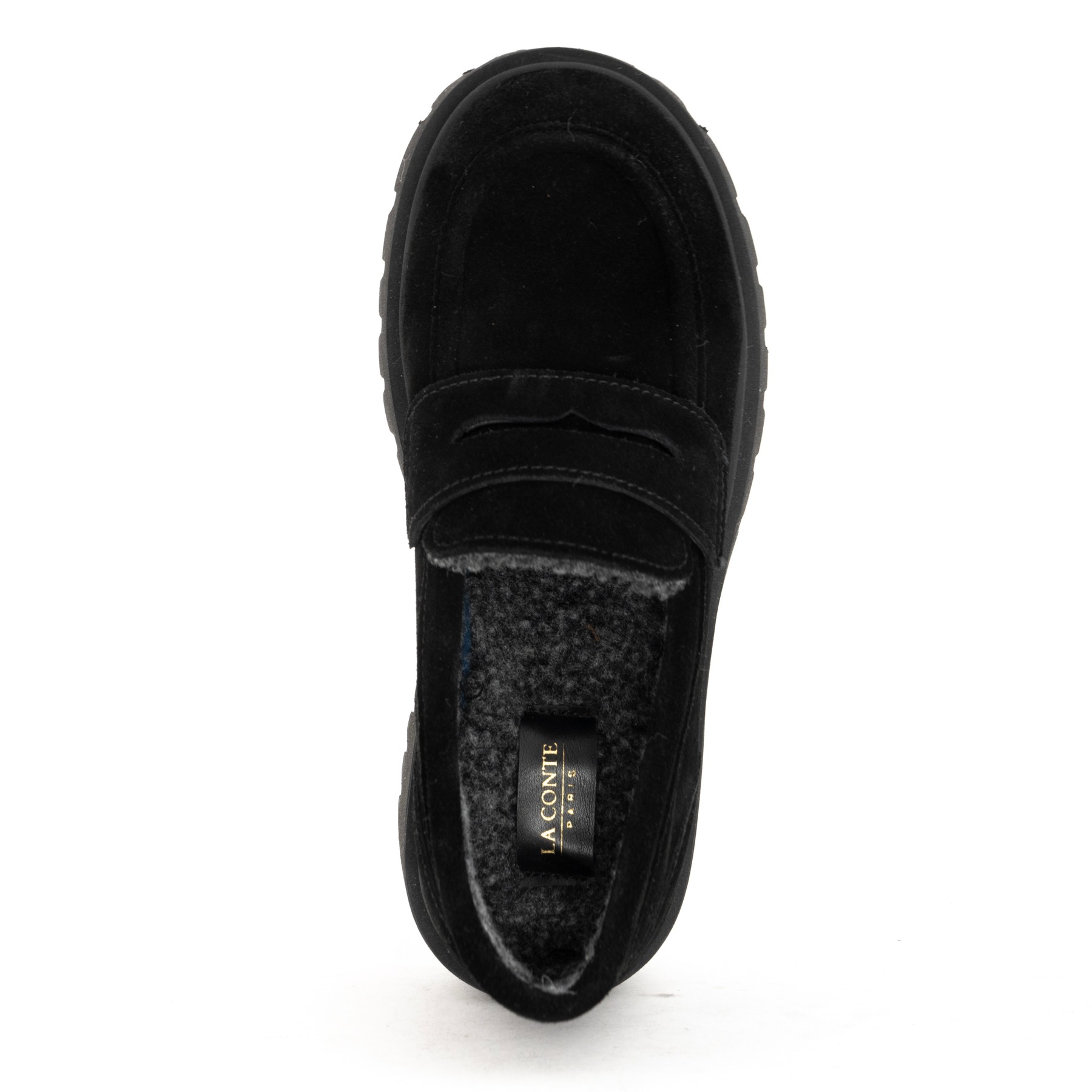 LA CONTE Loaferiai moterims, Juoda, Loafers 4