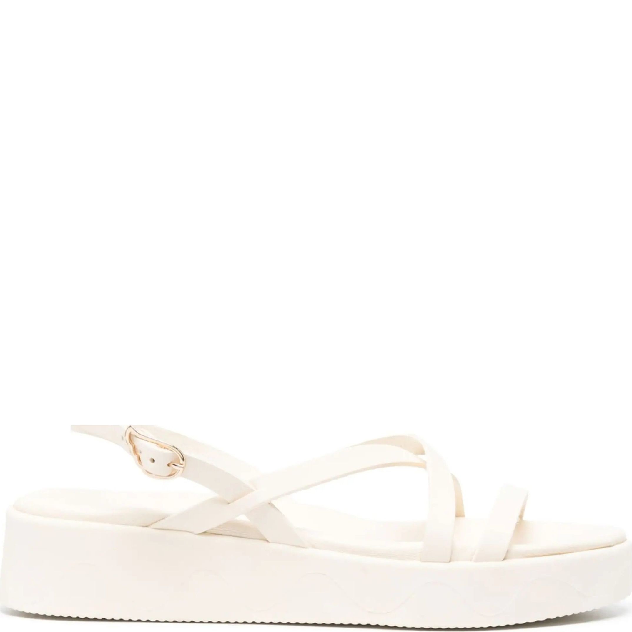 ANCIENT GREEK SANDAL Basutės moterims, Balta, Silia vachetta  sandals 2