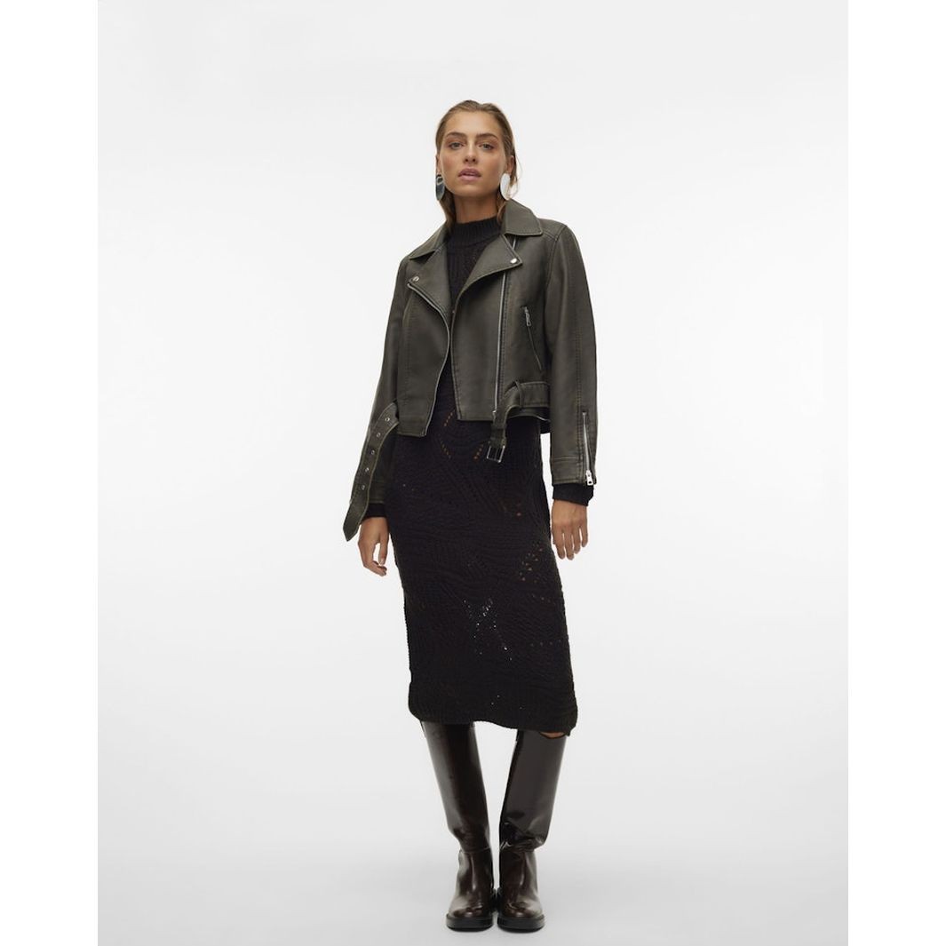 VERO MODA Striukė moterims, Ruda, VMIVYLOUI SHORT 4