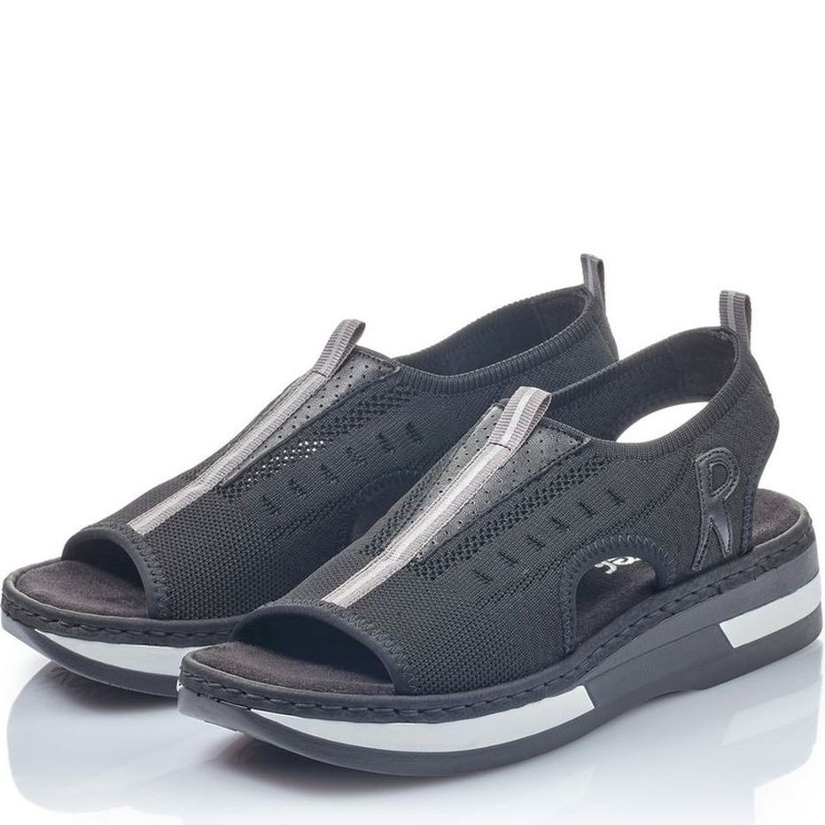 RIEKER Basutės moterims, Juoda 6