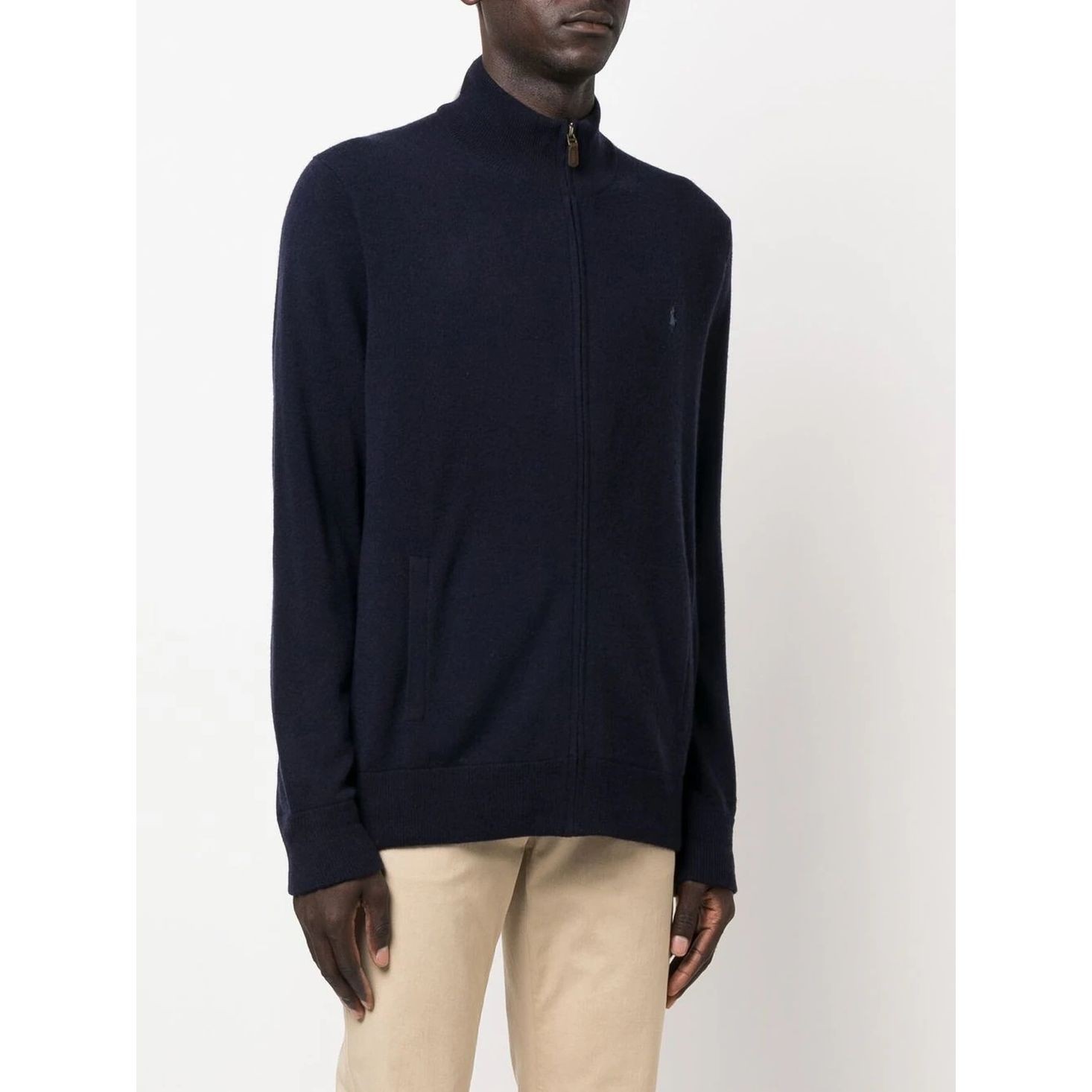 POLO RALPH LAUREN Sportinis nertinis vyrams, Mėlyna, Long sleeve full zip sweater 3