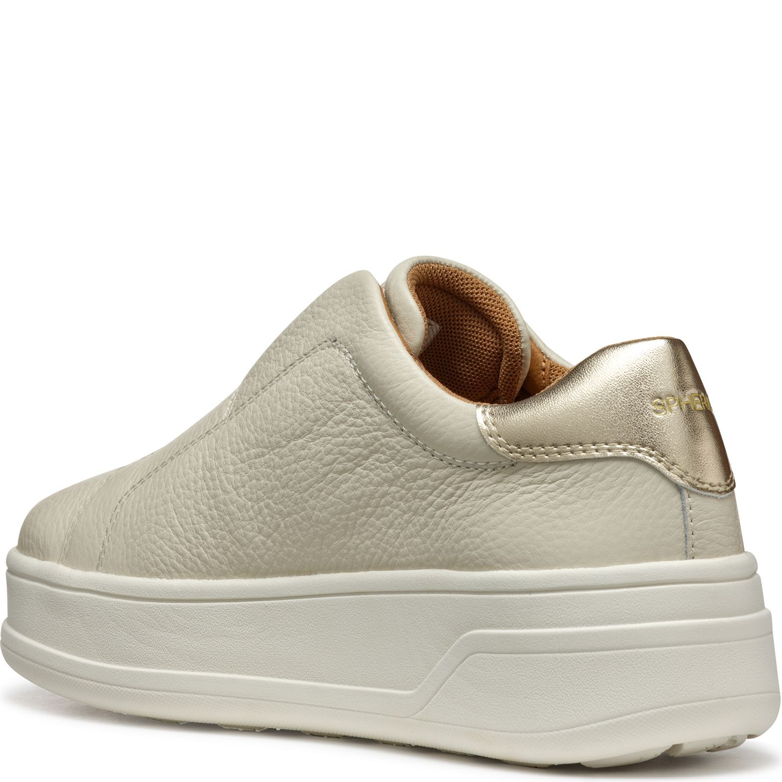 GEOX Laisvalaikio bateliai moterims, Smėlio, Spherica ecub leisure 2