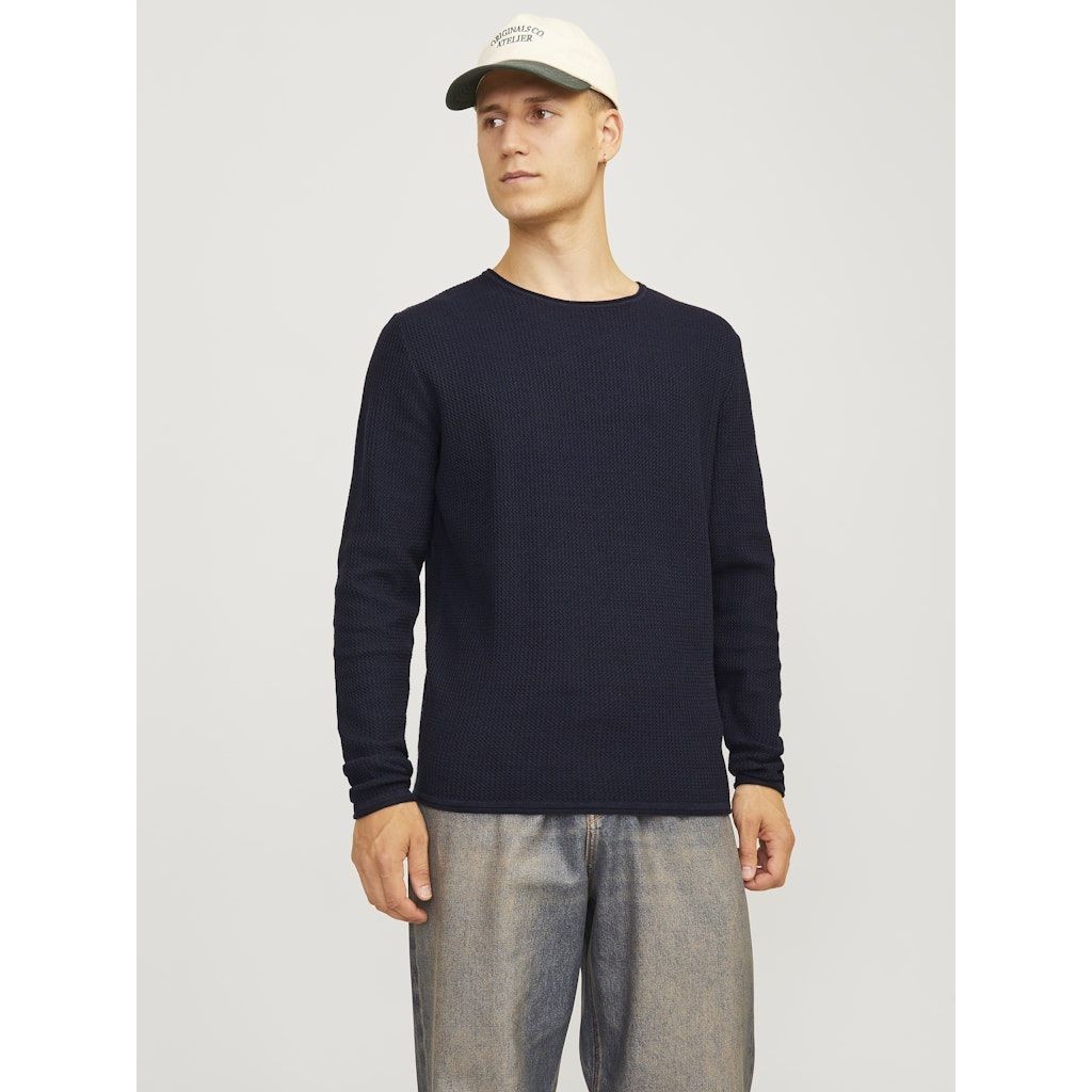 JACK & JONES Megztinis vyrams, Mėlyna, Cooper knit crew neck 7