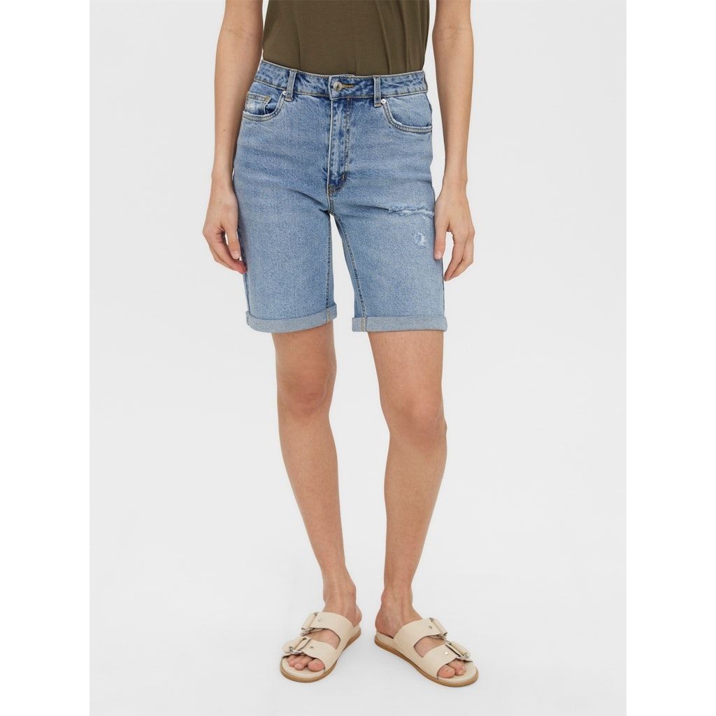 VERO MODA Šortai moterims, Mėlyna, VMBRENDA HR LONG DST 6