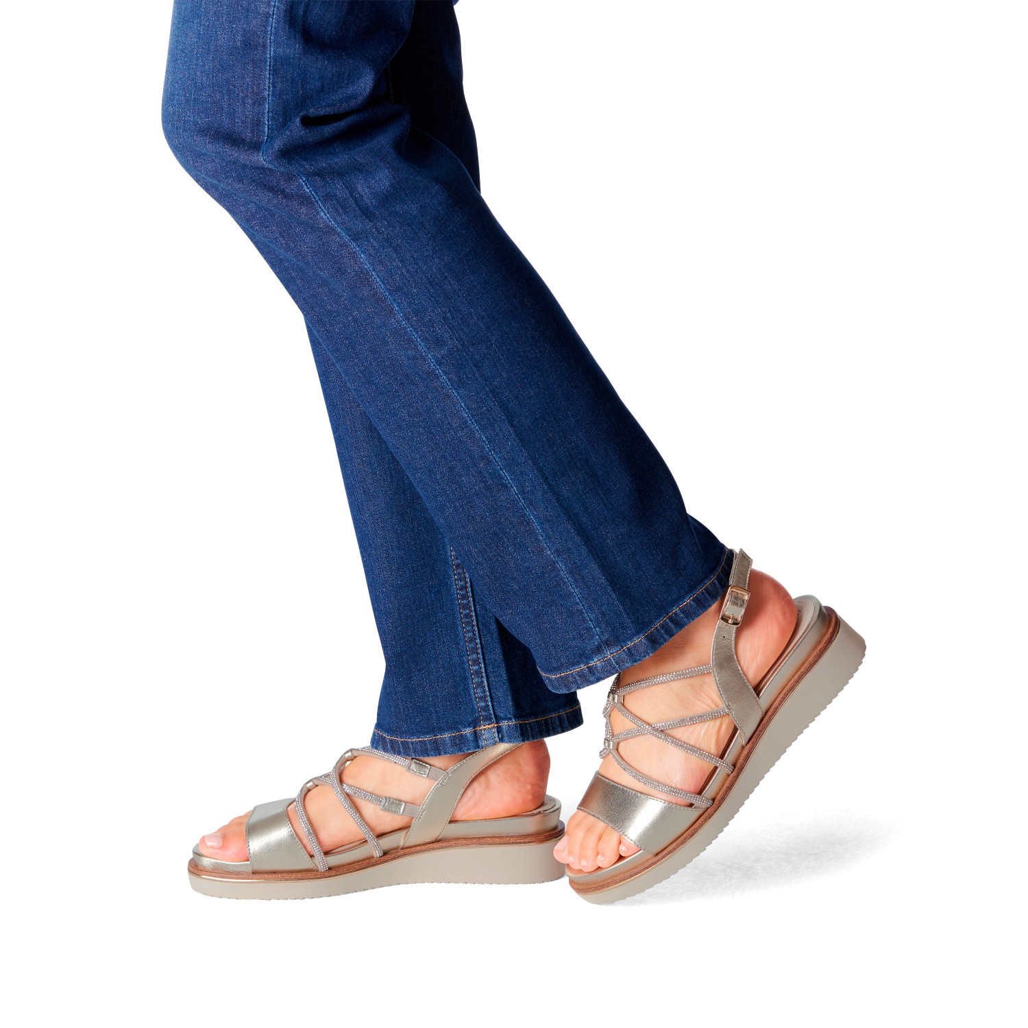 TAMARIS Basutės moterims, Geltona, Sandals 6