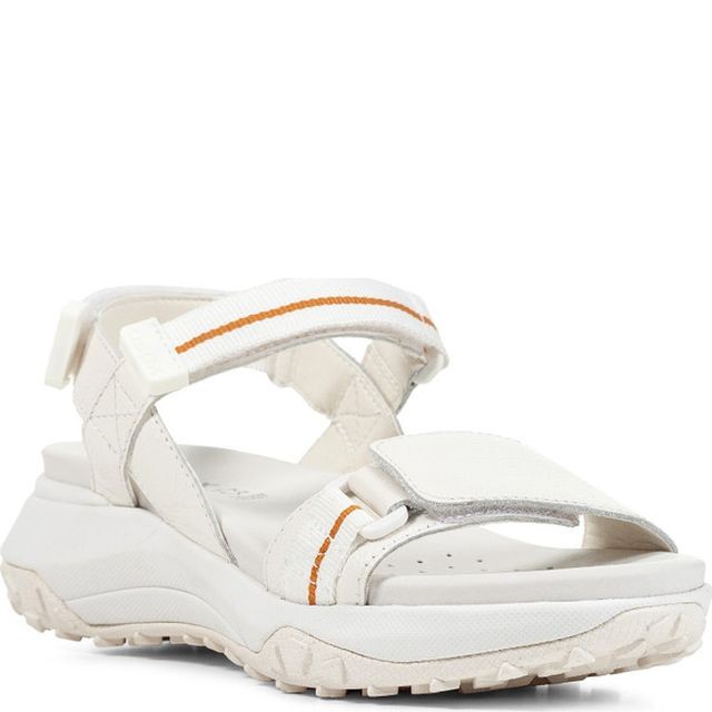GEOX Basutės moterims, Balta, Sorapis grip sandals 2