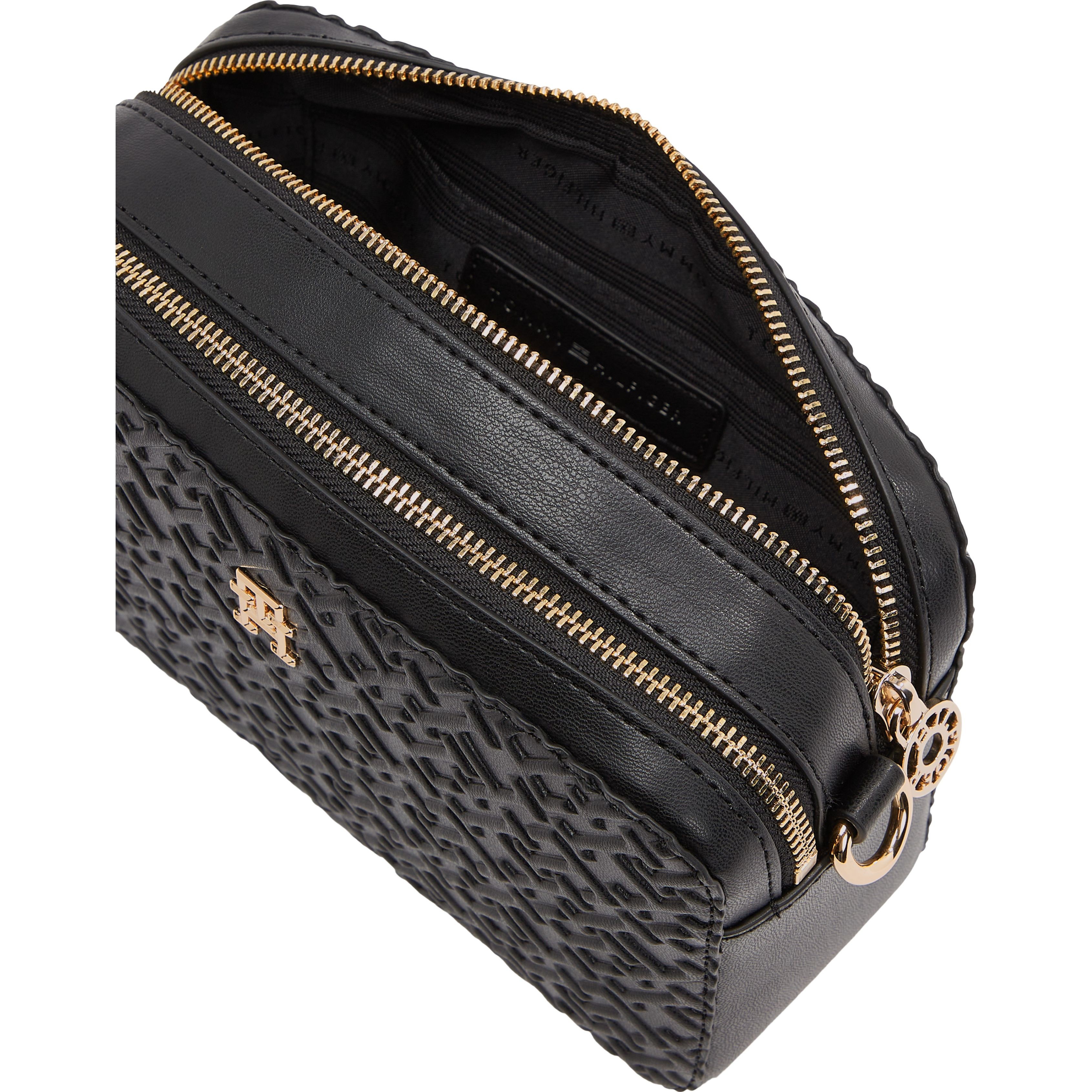 TOMMY HILFIGER Rankinė per petį moterims, Juoda, Distinct camera bag mono 6