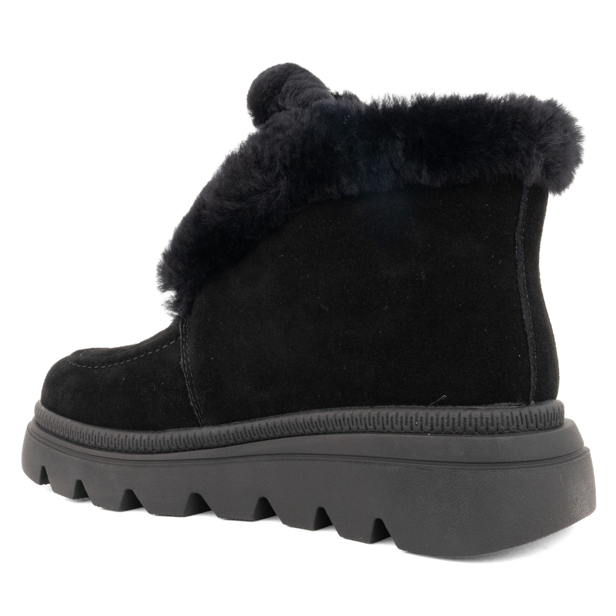 LA CONTE Pašiltinti aulinukai moterims, Juoda, Wm booties 3
