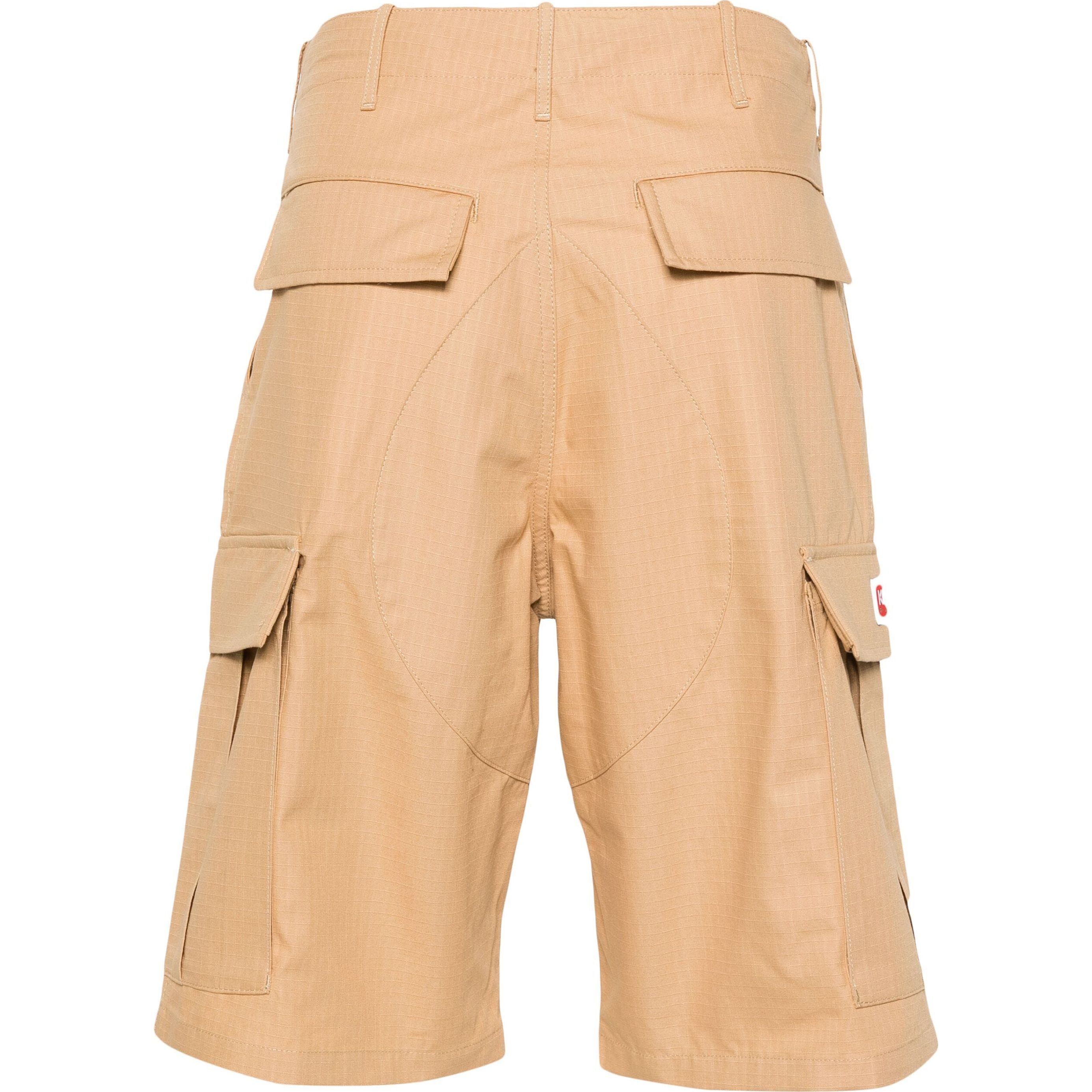 KENZO Šortai vyrams, Ruda, Cargo workwear short 2