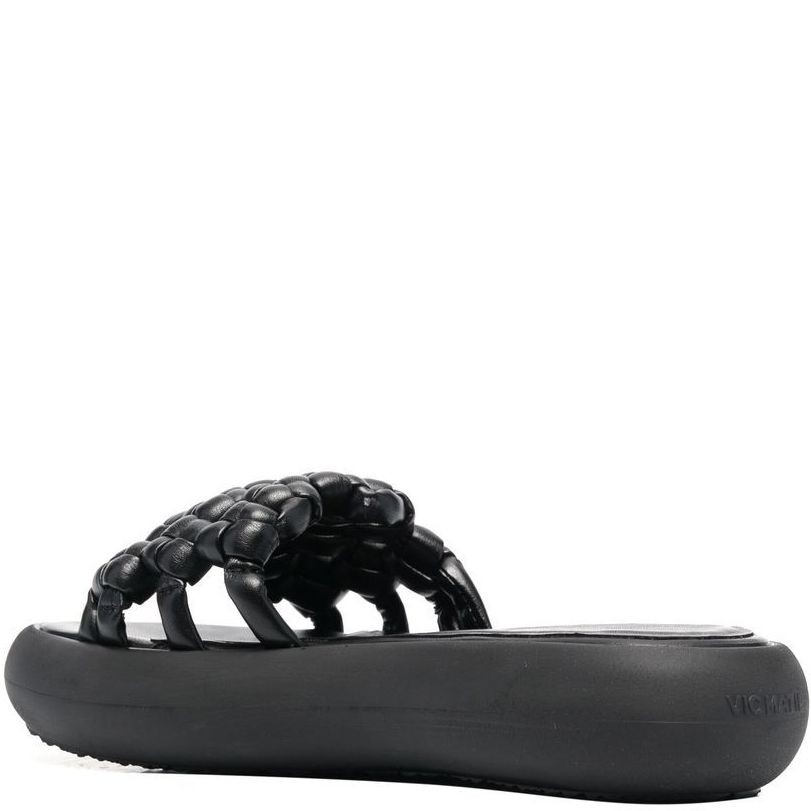 VIC MATIE Šlepetės moterims, Juoda, Suave sandals 3