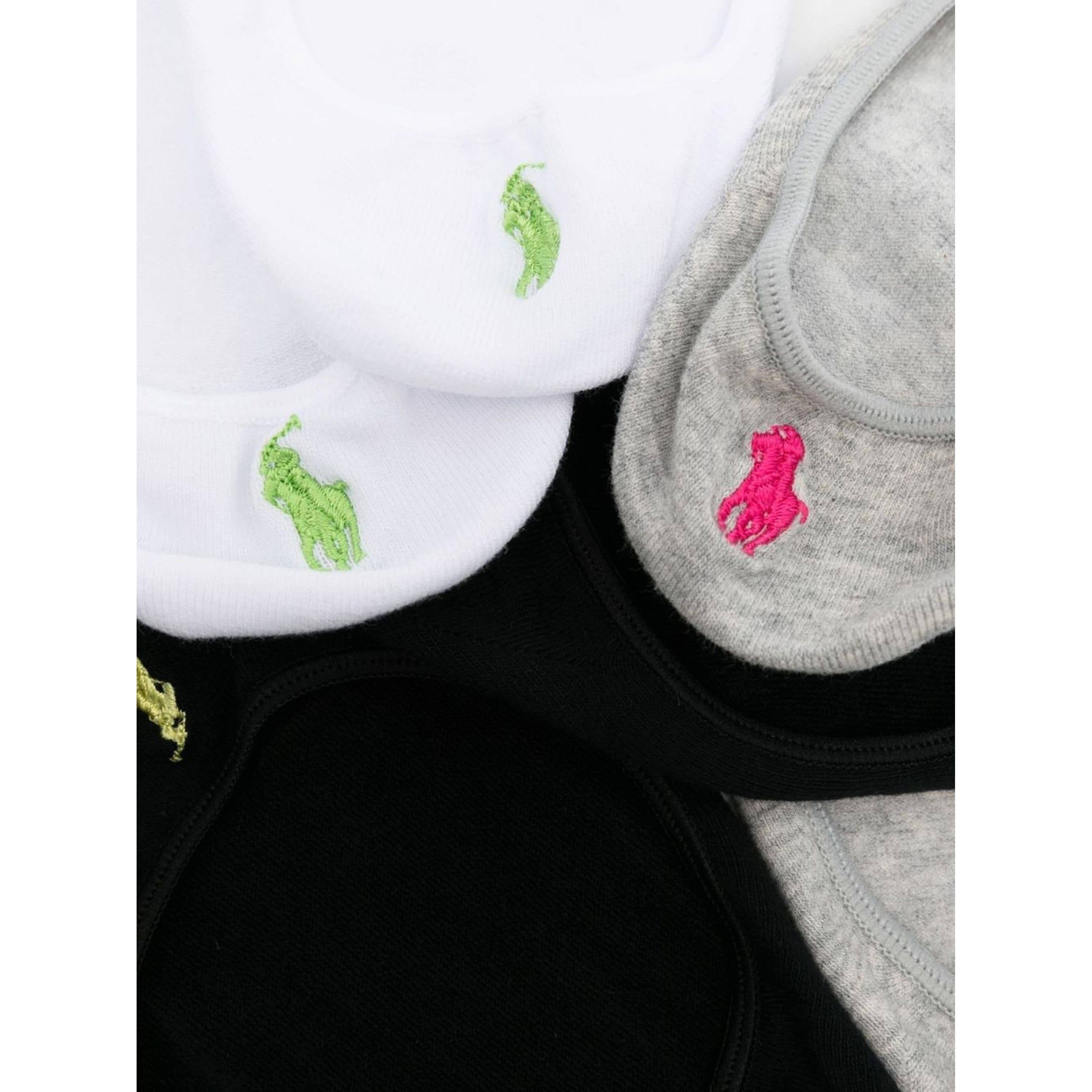 POLO RALPH LAUREN UW Kojinės moterims, Balta, Ultra low 3-pack socks 2