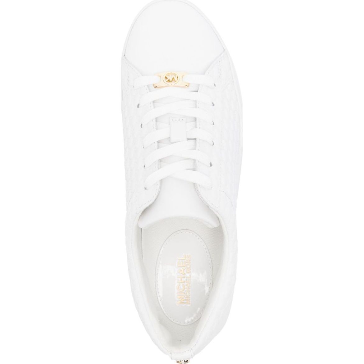 MICHAEL KORS Laisvalaikio bateliai moterims, Balta, Keaton lace up 4