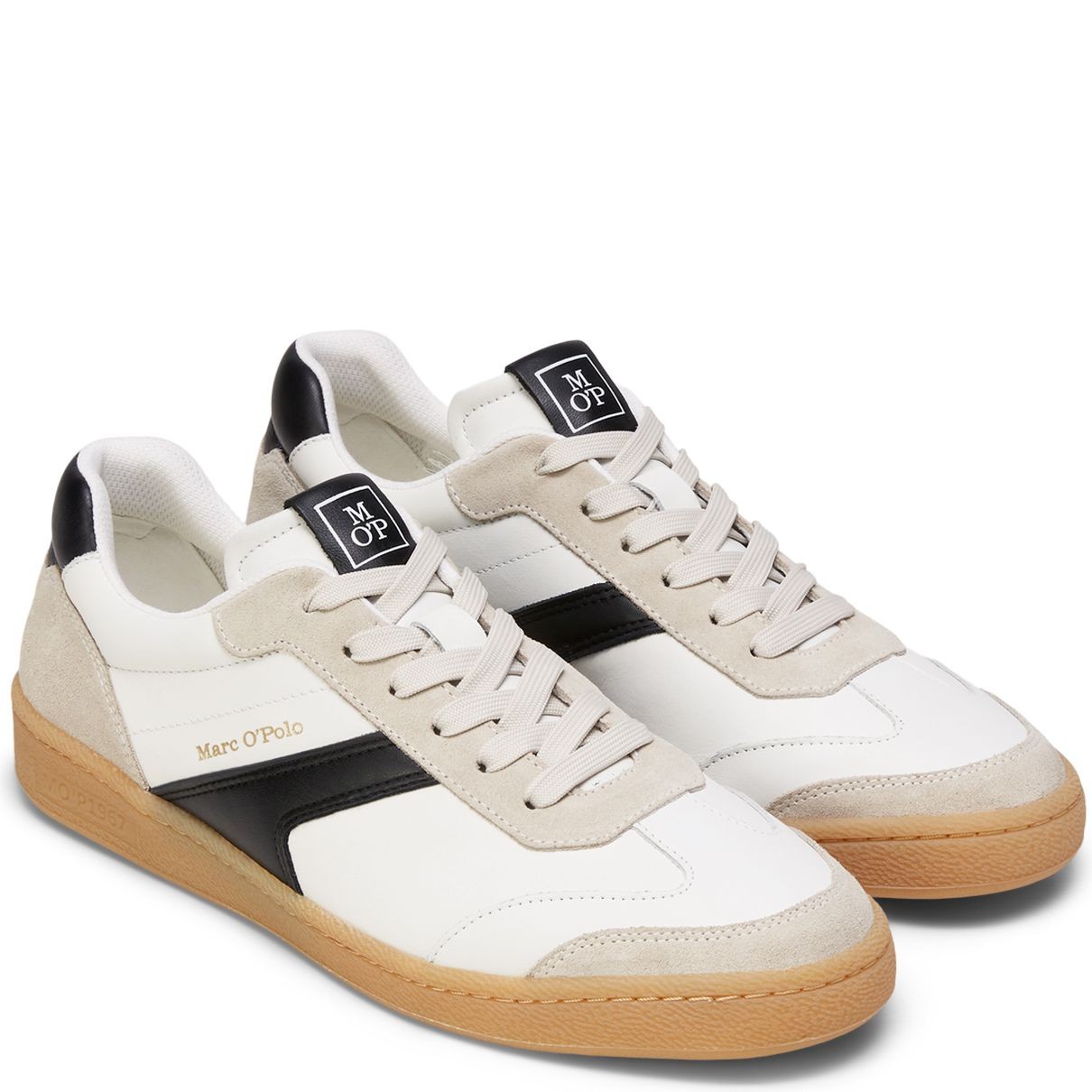 MARC O'POLO Laisvalaikio bateliai vyrams, Balta, Mod. Court M 4A Sneaker 1