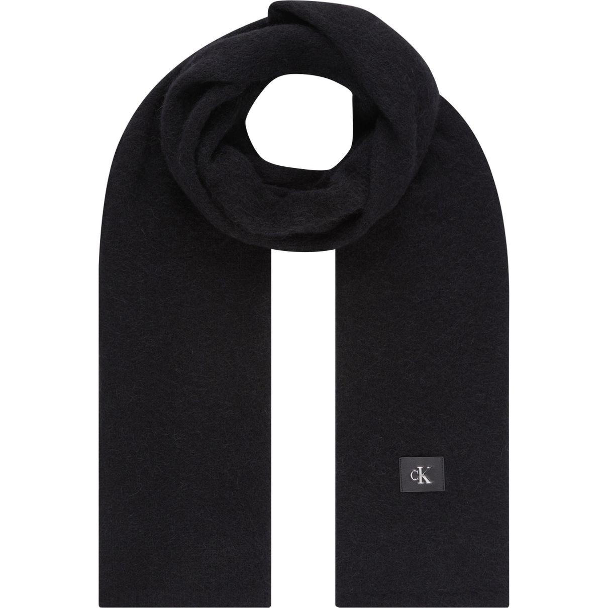 CALVIN KLEIN JEANS Šalikas moterims, Juoda, Minimal monogram scarf 2