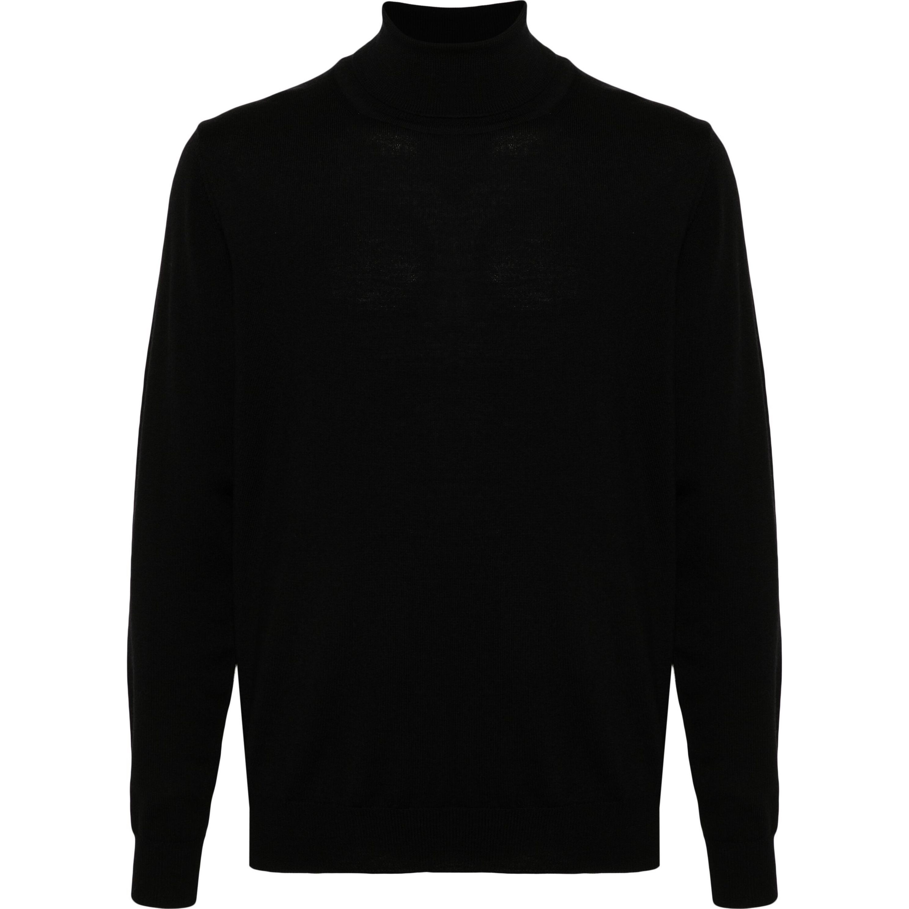 J.LINDEBERG Megztinis su kaklu vyrams, Juoda, Kaden merino turtleneck