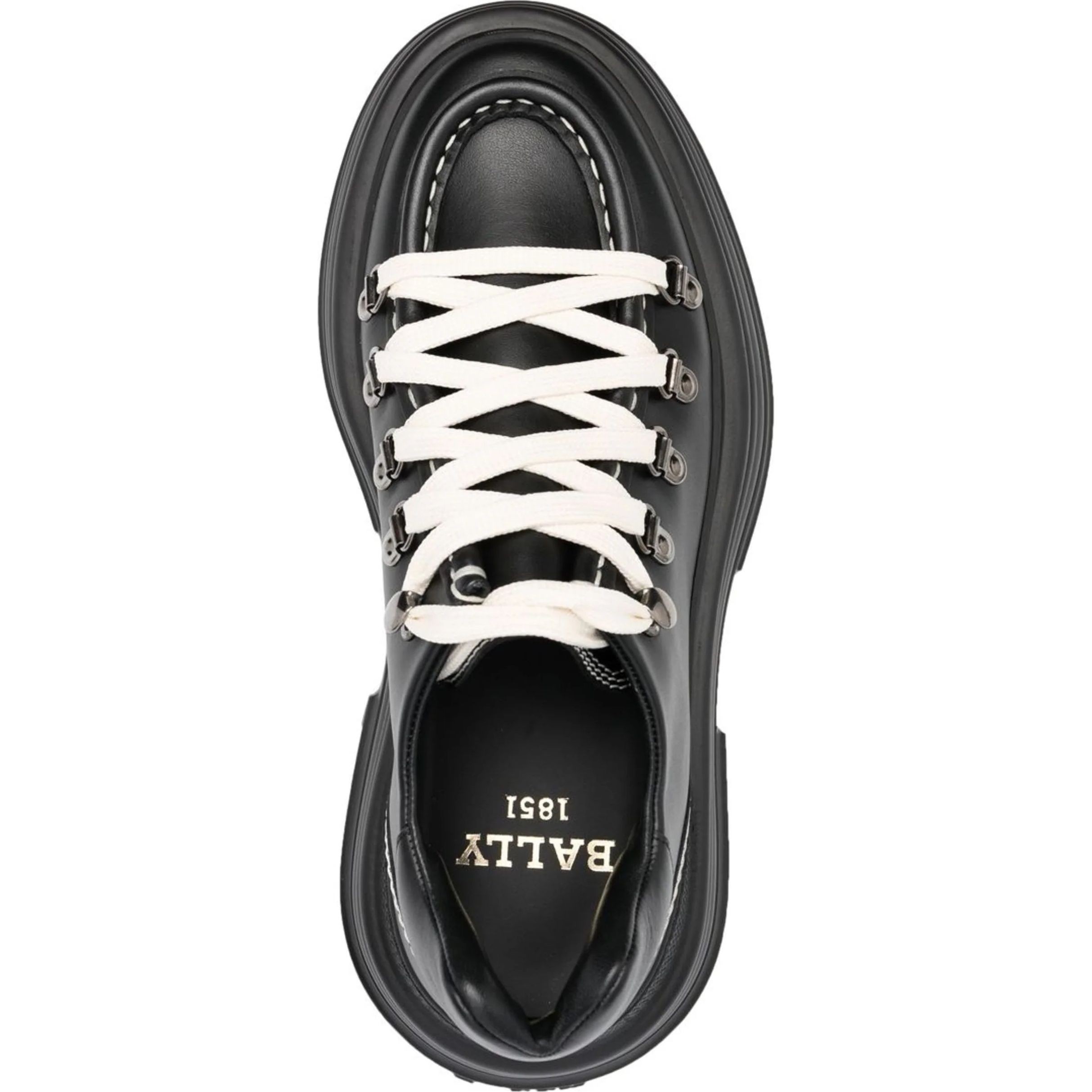 BALLY Loaferiai moterims, Juoda, Glody bovine plain loafers 4