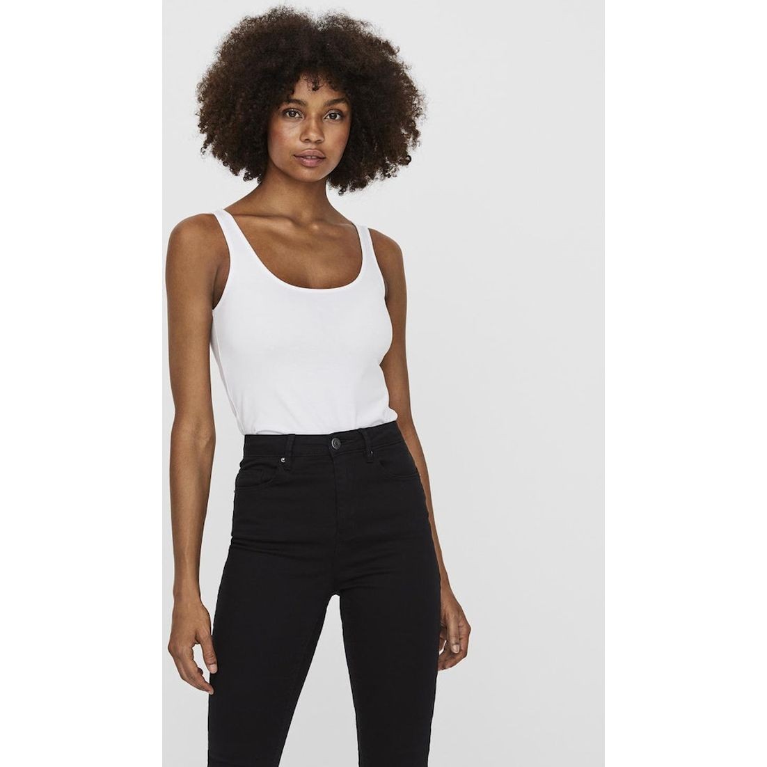 VERO MODA Marškinėliai moterims, Balta, VMMAXI MY SOFT LONG 2