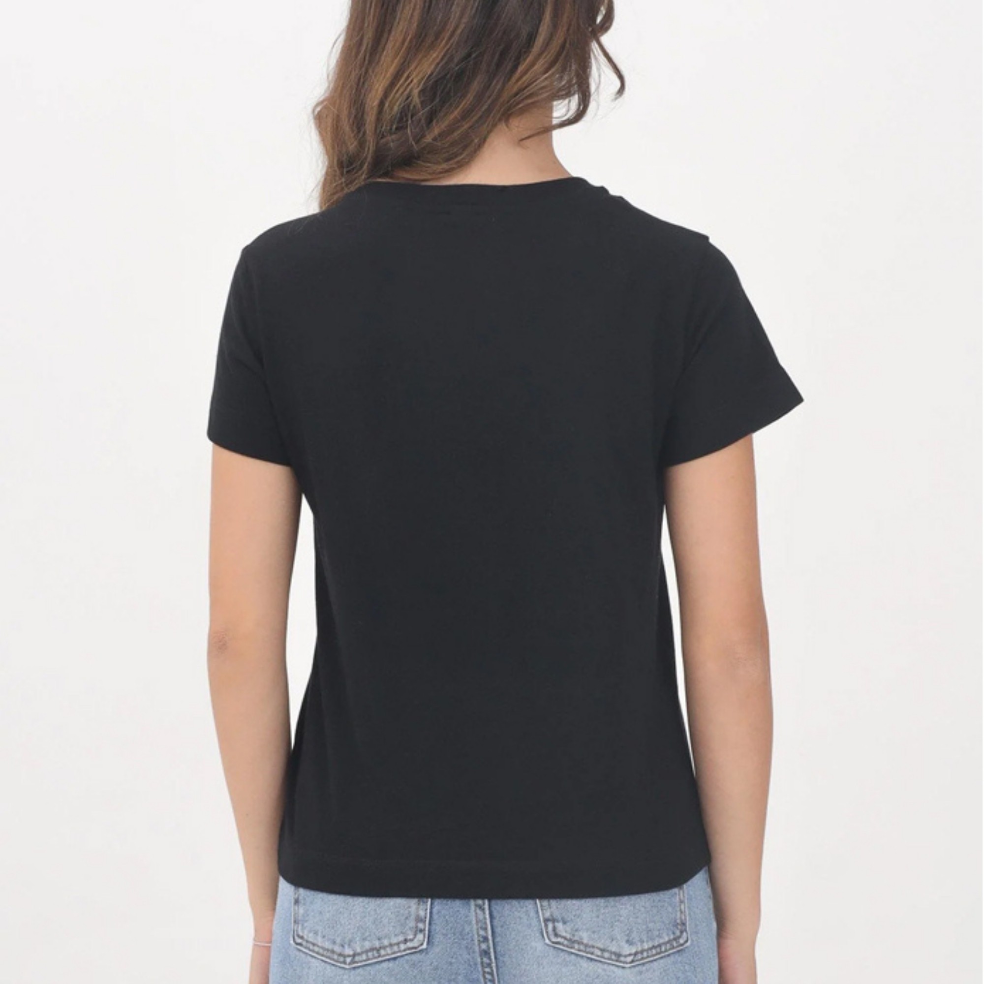 PINKO Marškinėliai trump. rankovėmis moterims, Juoda, Basico t-shirt 2