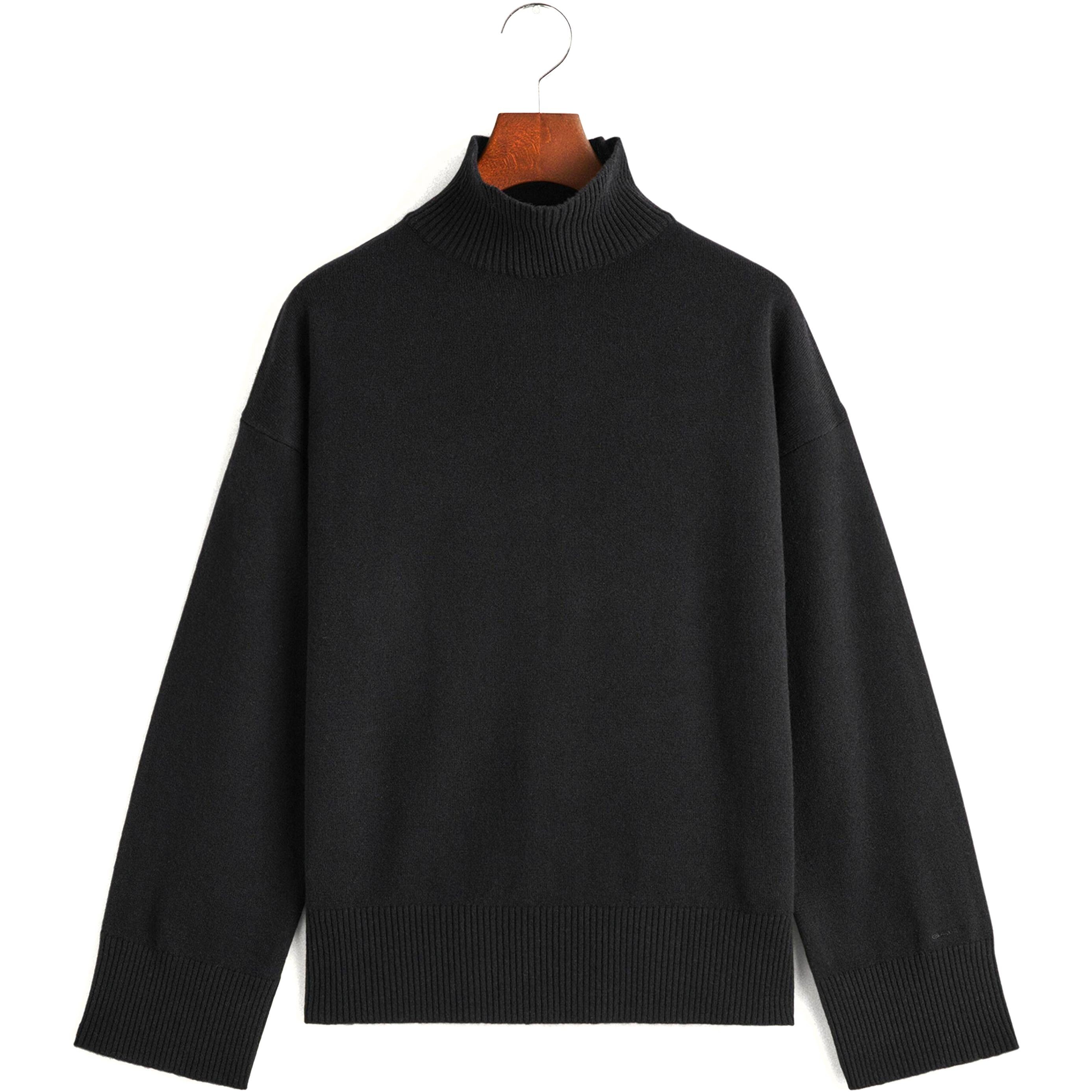 GANT Megztinis moterims, Juoda, SUPERFINE LAMBSWOOL 1