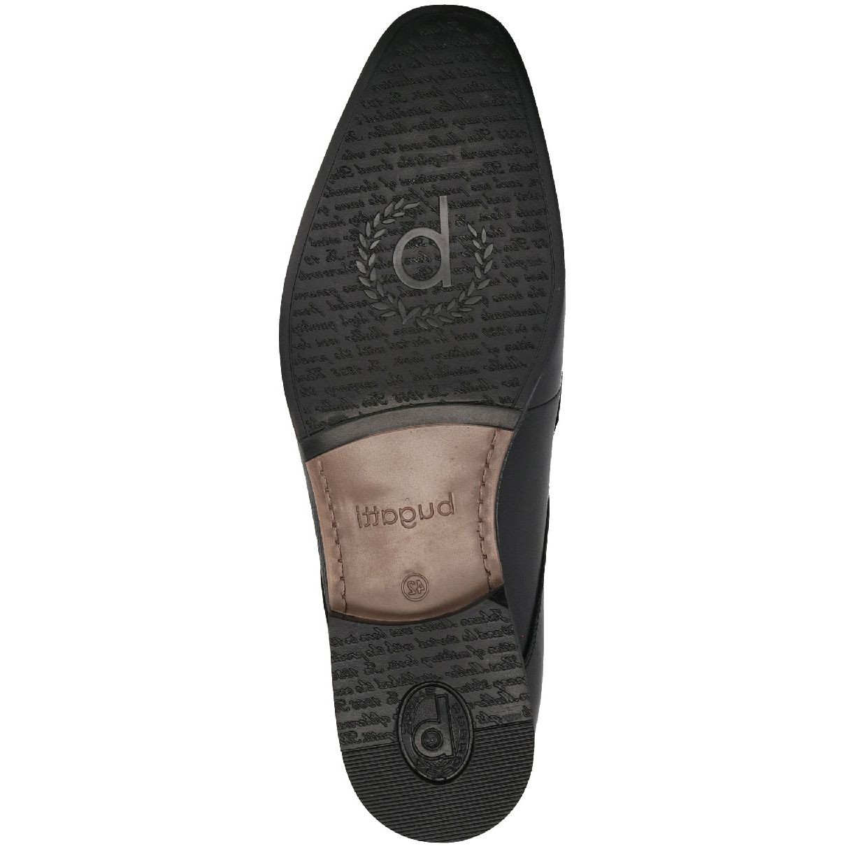 BUGATTI Klasikiniai batai vyrams, Juoda, Mattia Eco Formal 6