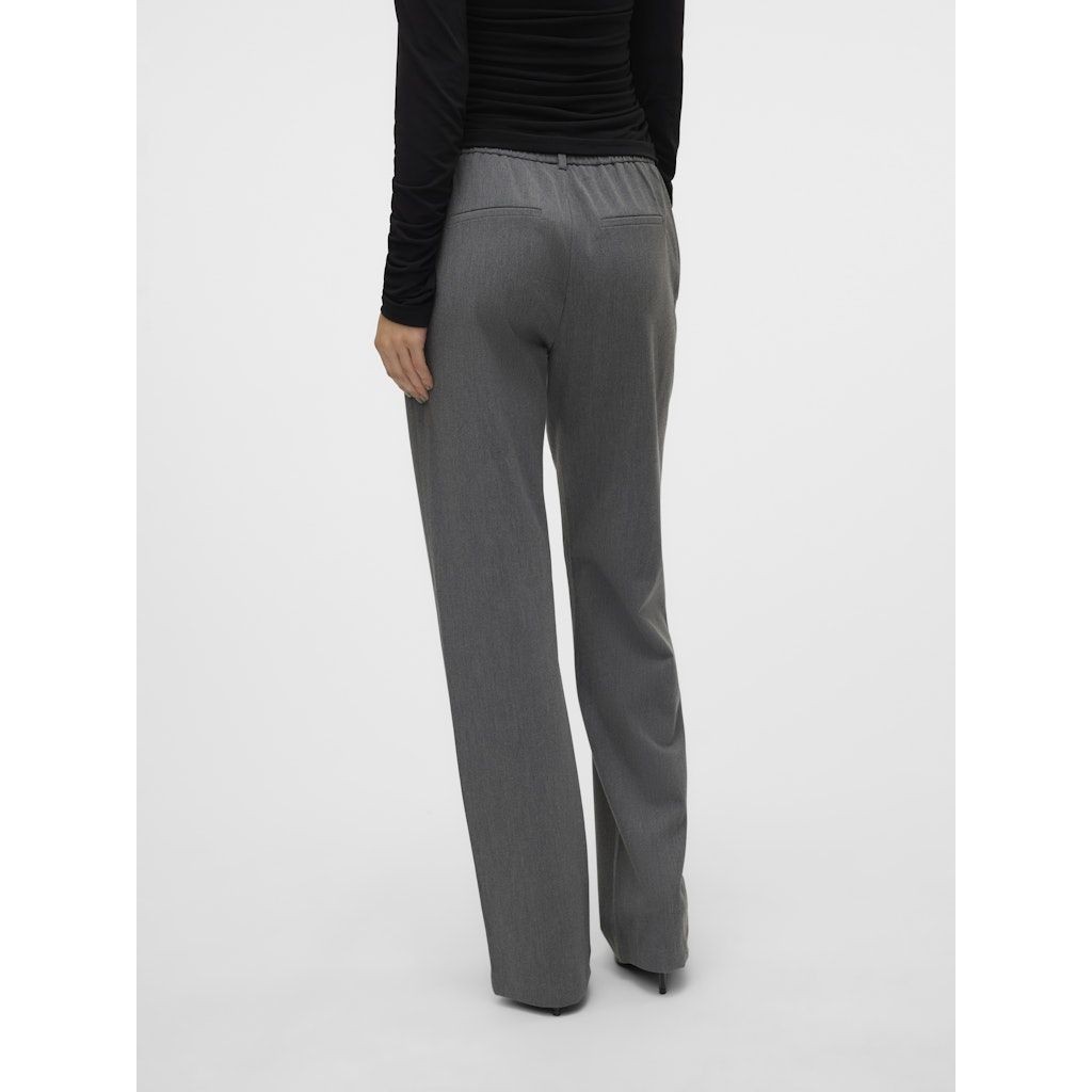 VERO MODA Formalios kelnės moterims, Pilka, Maya straight solid pant 3