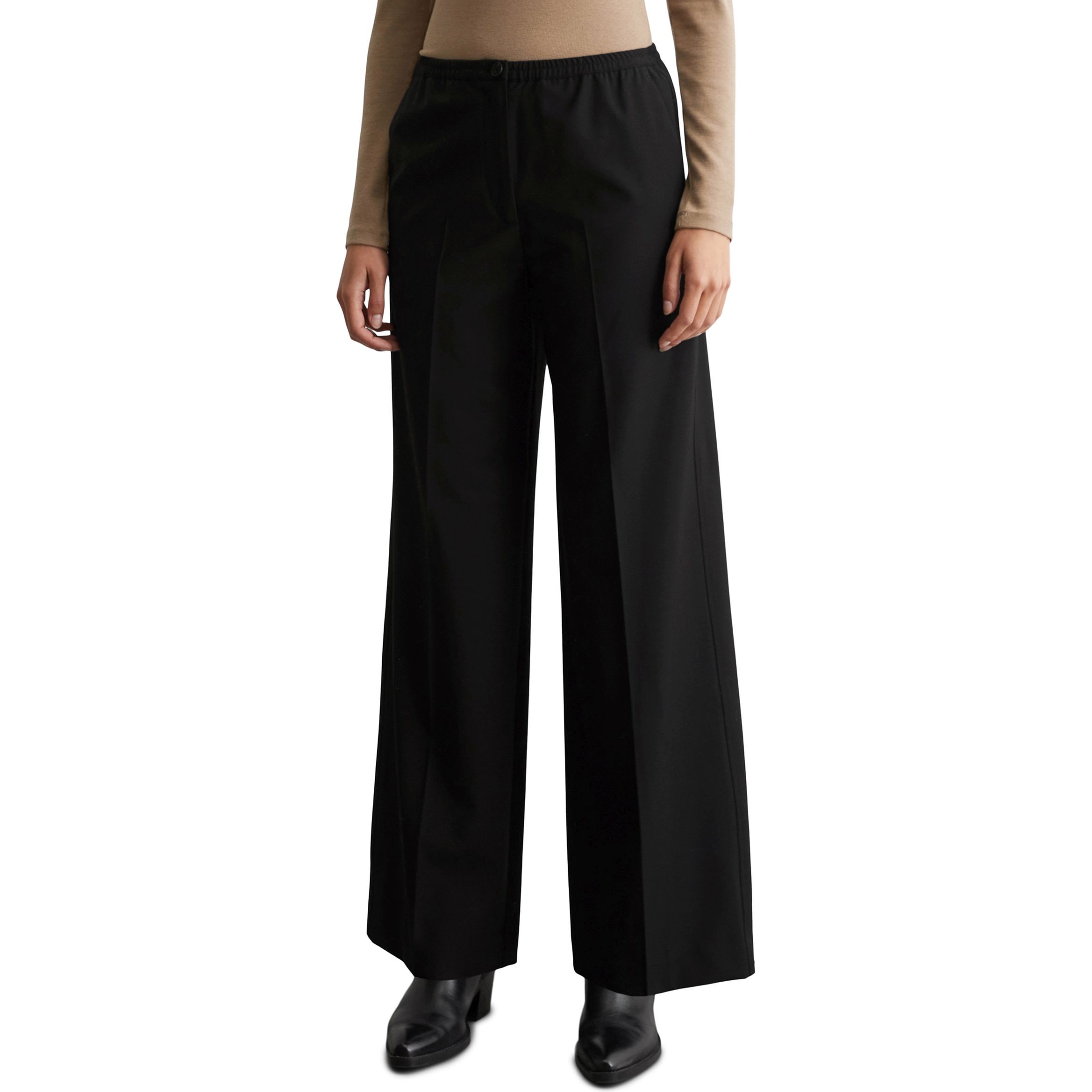 MARC O'POLO Kelnės moterims, Juoda, Pants 410021410485 2