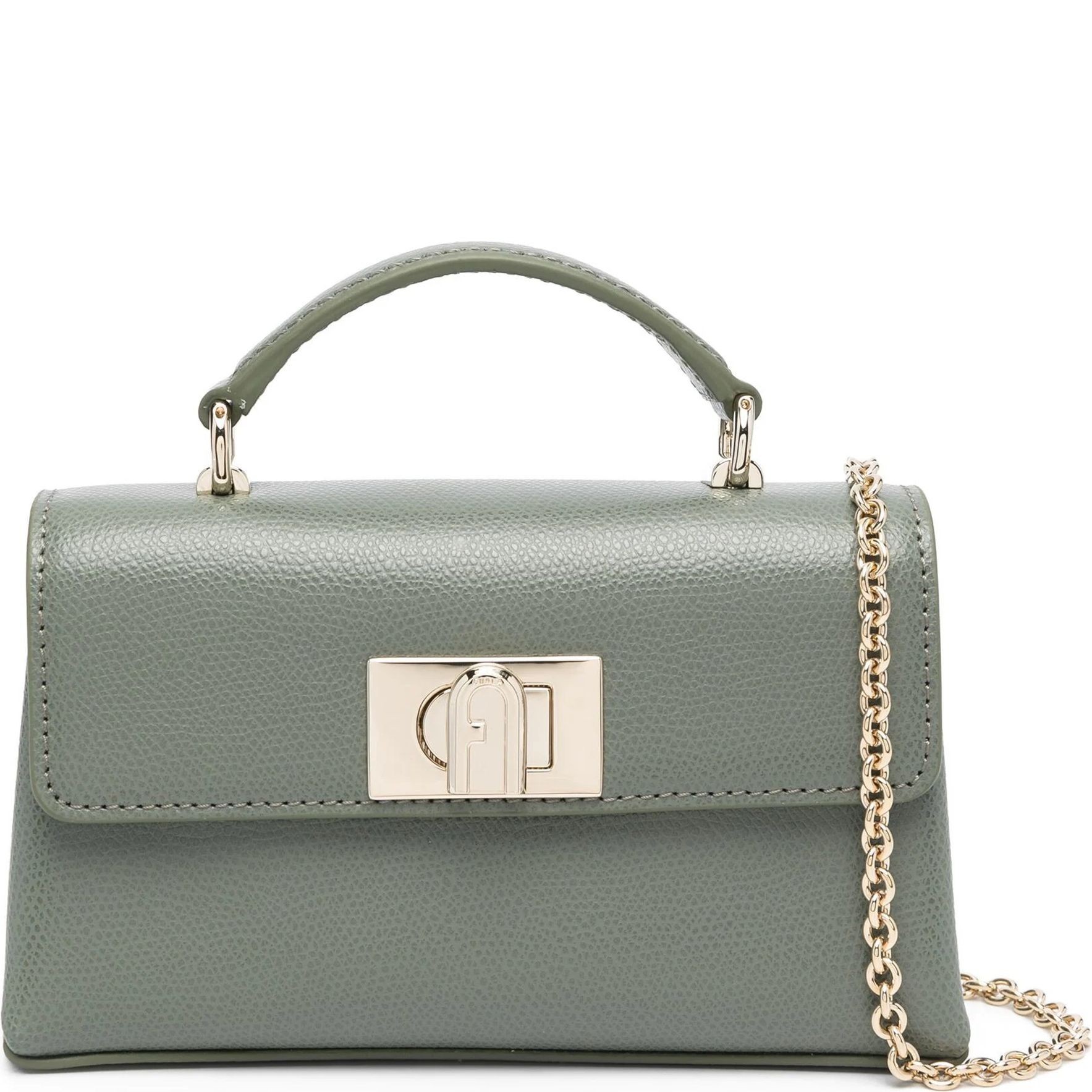 FURLA Rankinė per petį moterims, Žalia, Furla 1927 mini crossbody 1