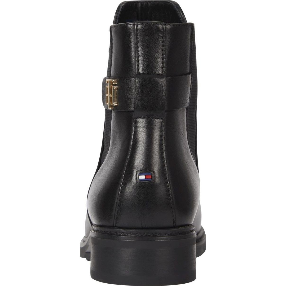 TOMMY HILFIGER Aulinukai moterims, Juoda, FLAT BOOT 3