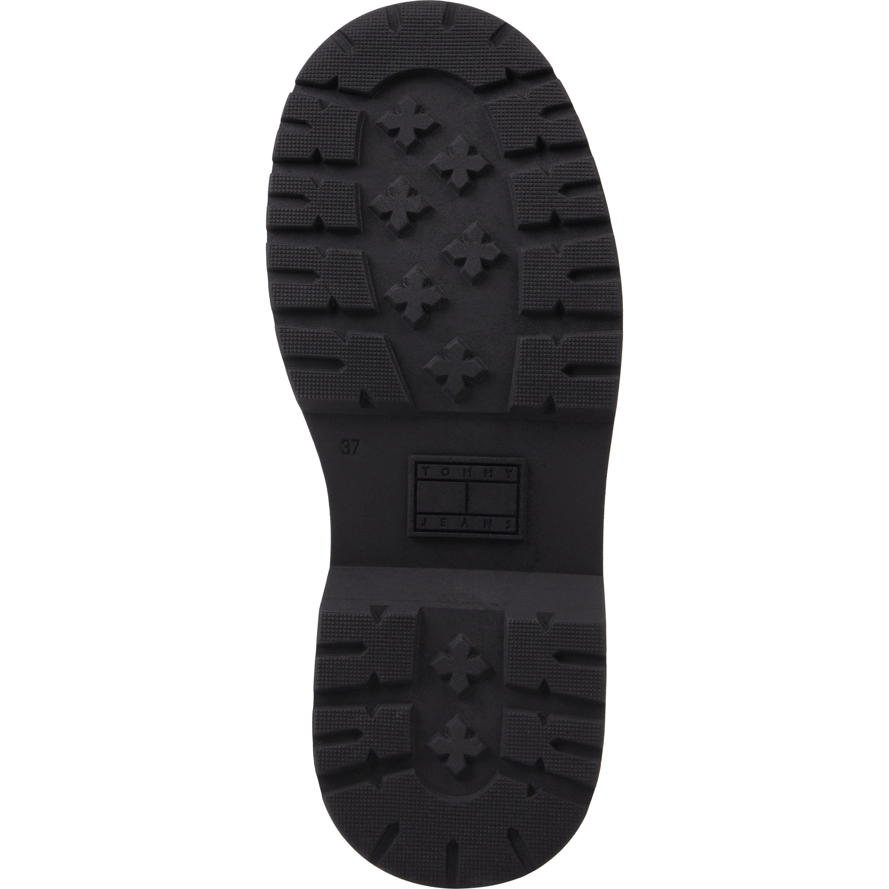 TOMMY JEANS Aulinukai moterims, Juoda, Lace up boot chunky 4