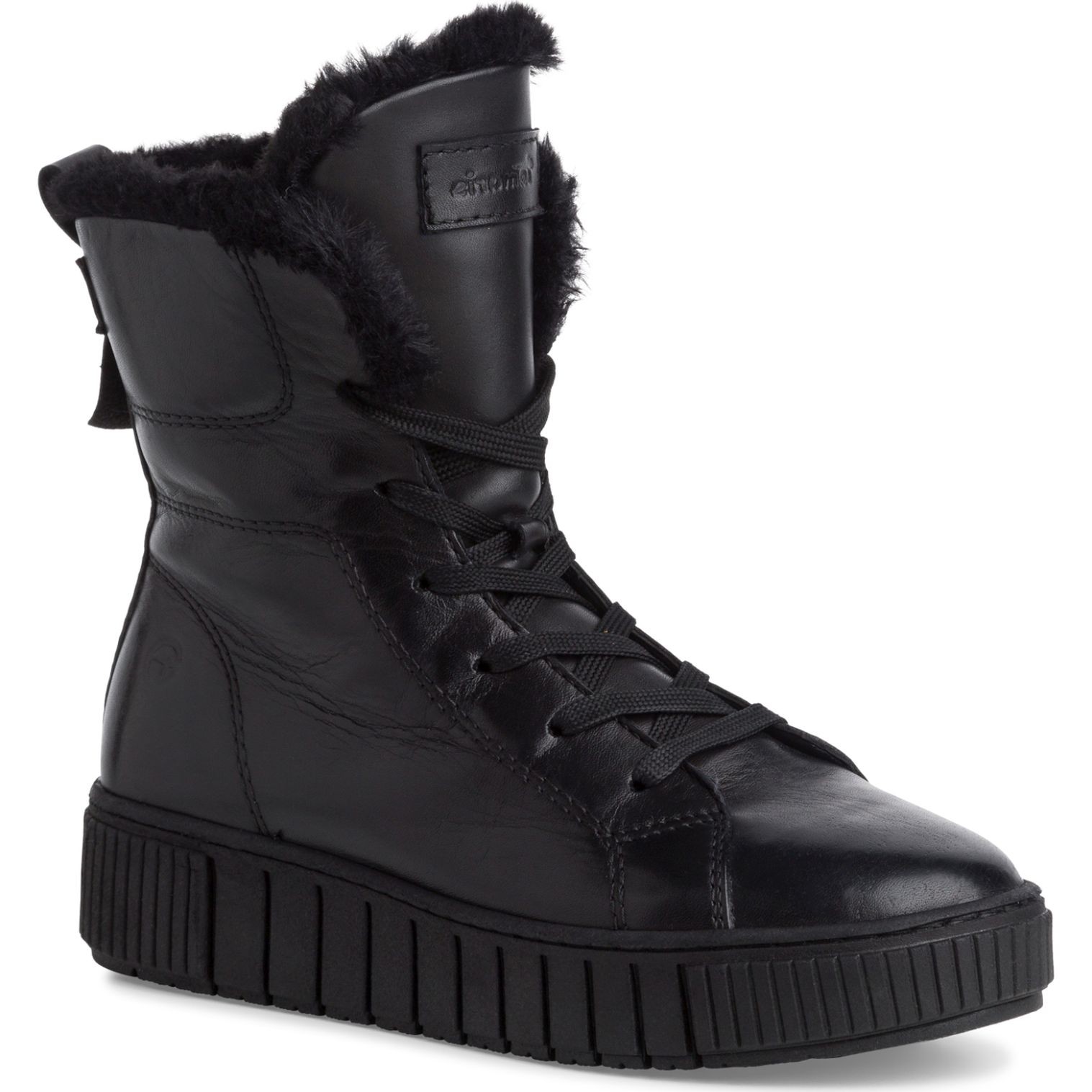 TAMARIS Auliniai moterims, Juoda, Wl lace boot 1