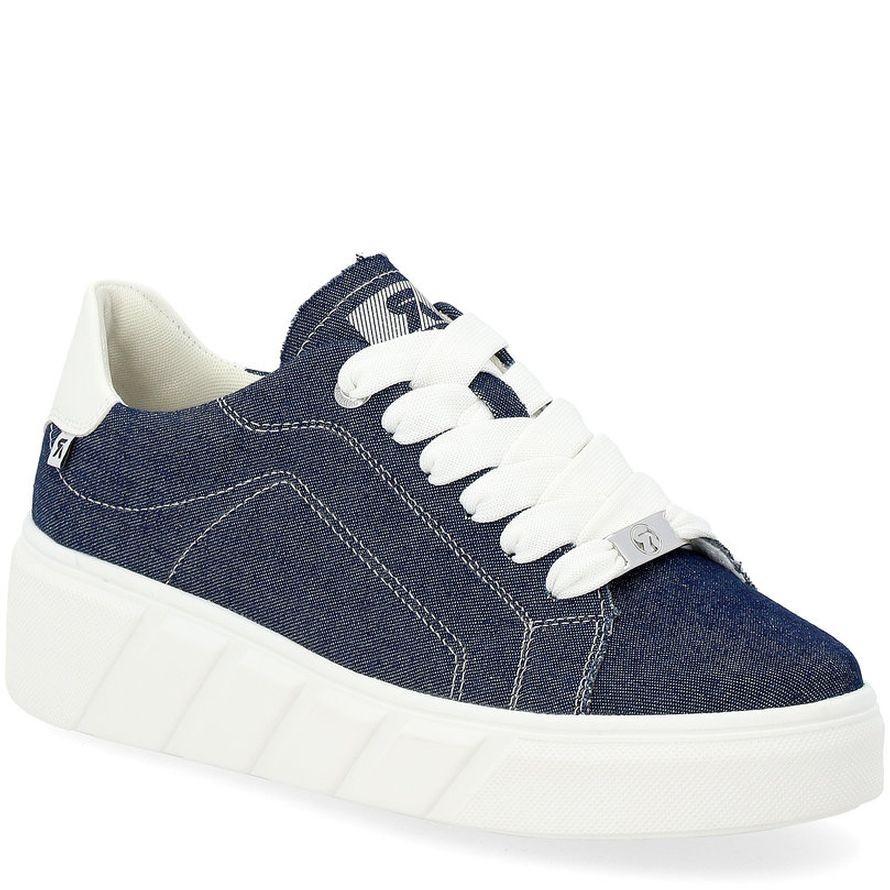 RIEKER Laisvalaikio bateliai moterims, Mėlyna, LEISURE 1