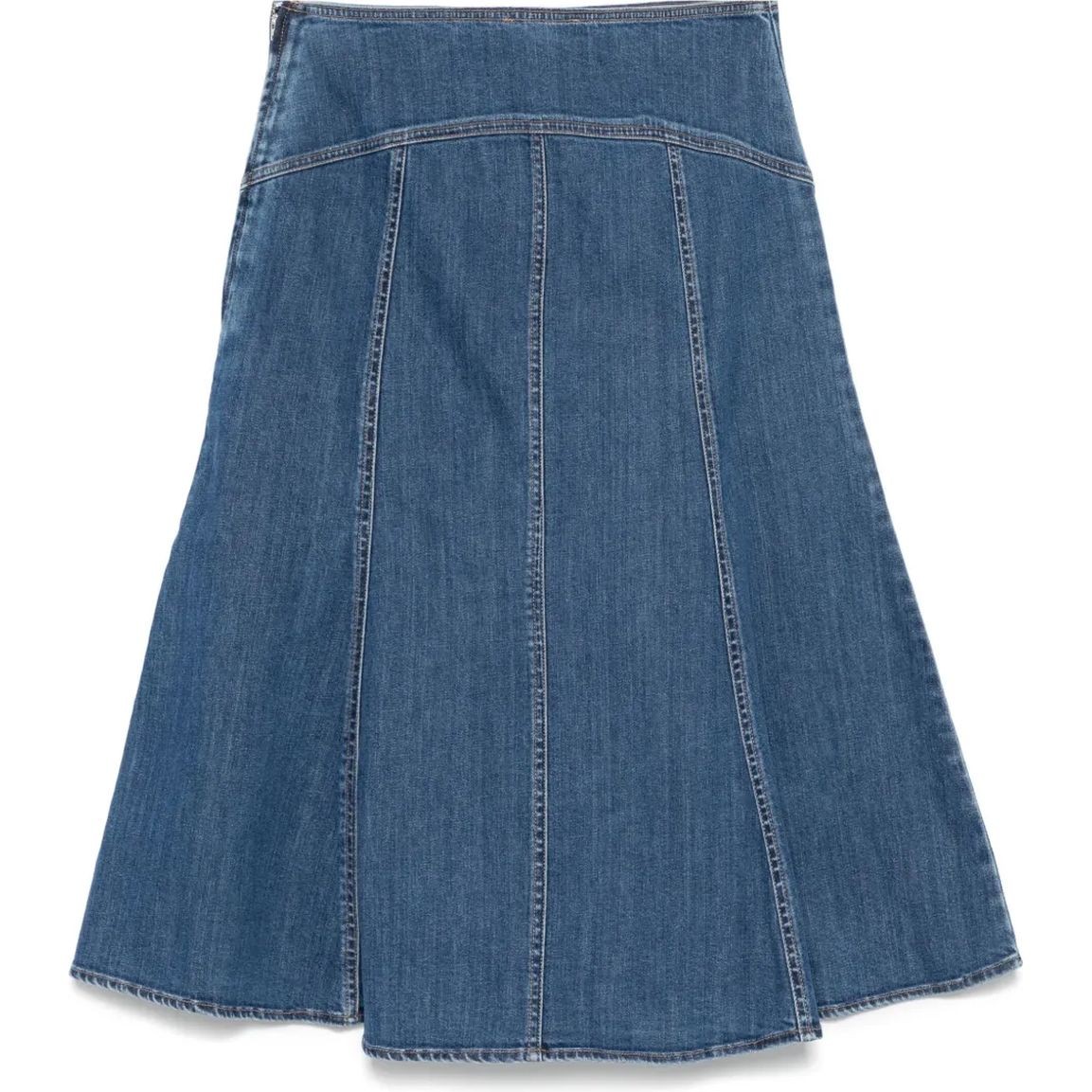 POLO RALPH LAUREN Tiesūs džinsai moterims, Mėlyna, Denim sk-mid-a line 2