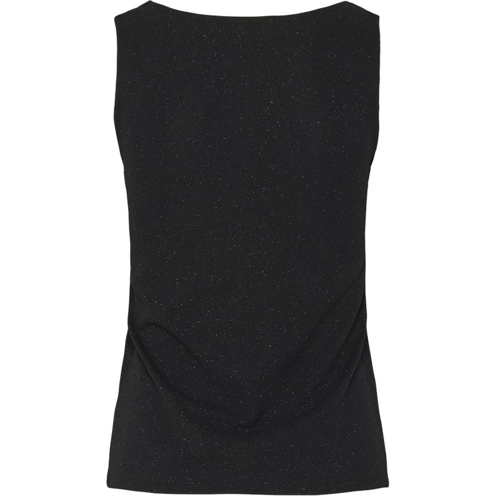 PIECES Marškiniai be rankovių moterims, Juoda, Paige reversible top 2