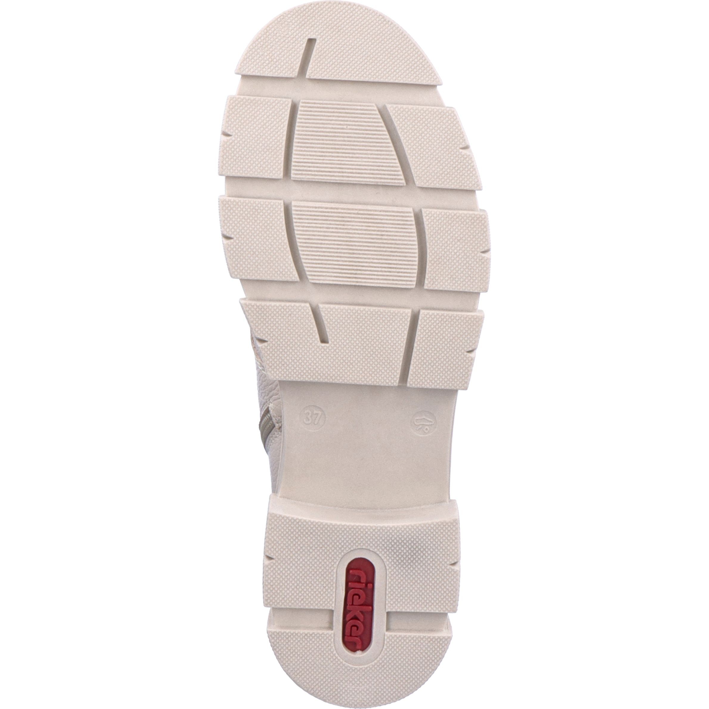 RIEKER Aulinukai moterims, Smėlio, BOOTIES 4