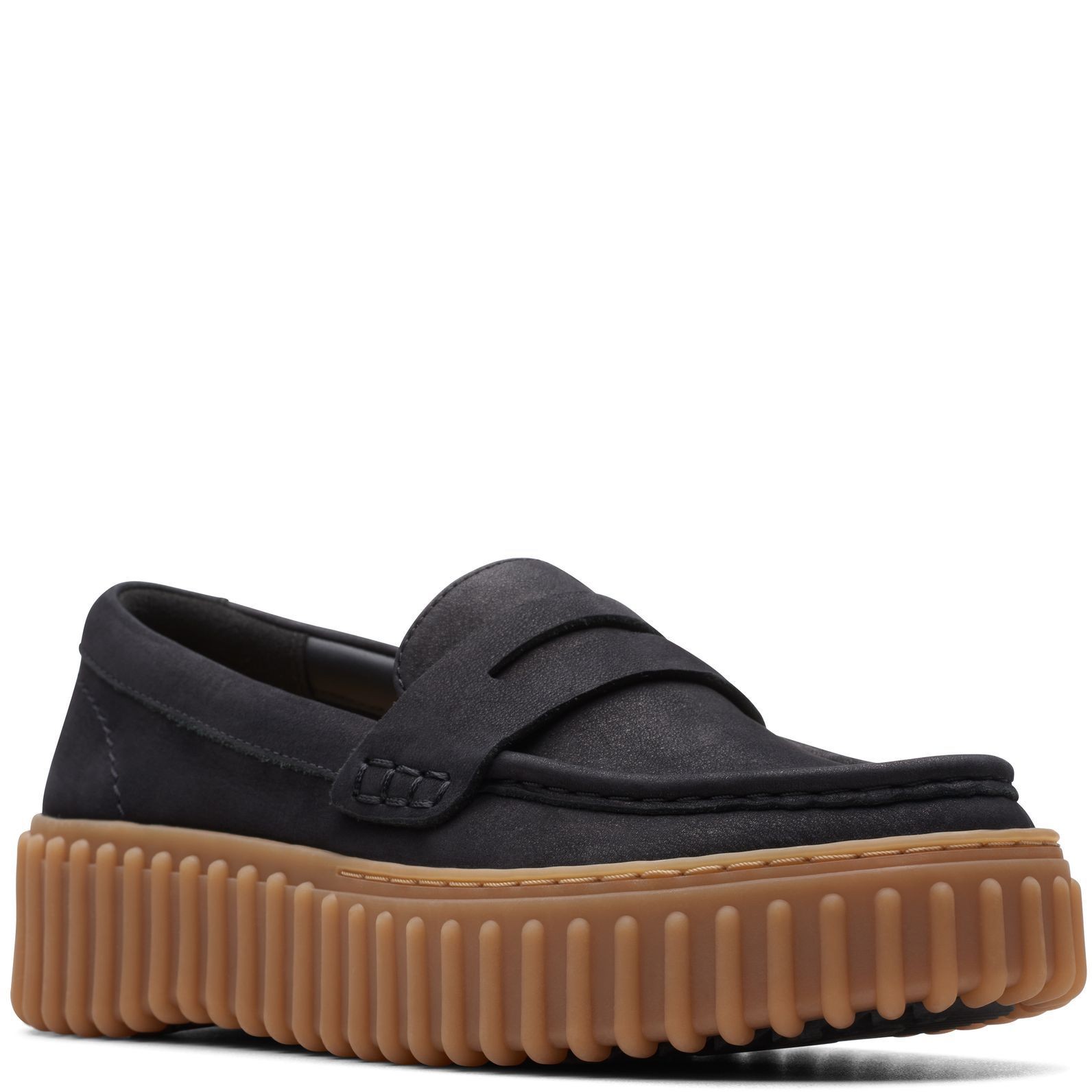 CLARKS Loaferiai moterims, Juoda, Torhill Penny Loafers 1