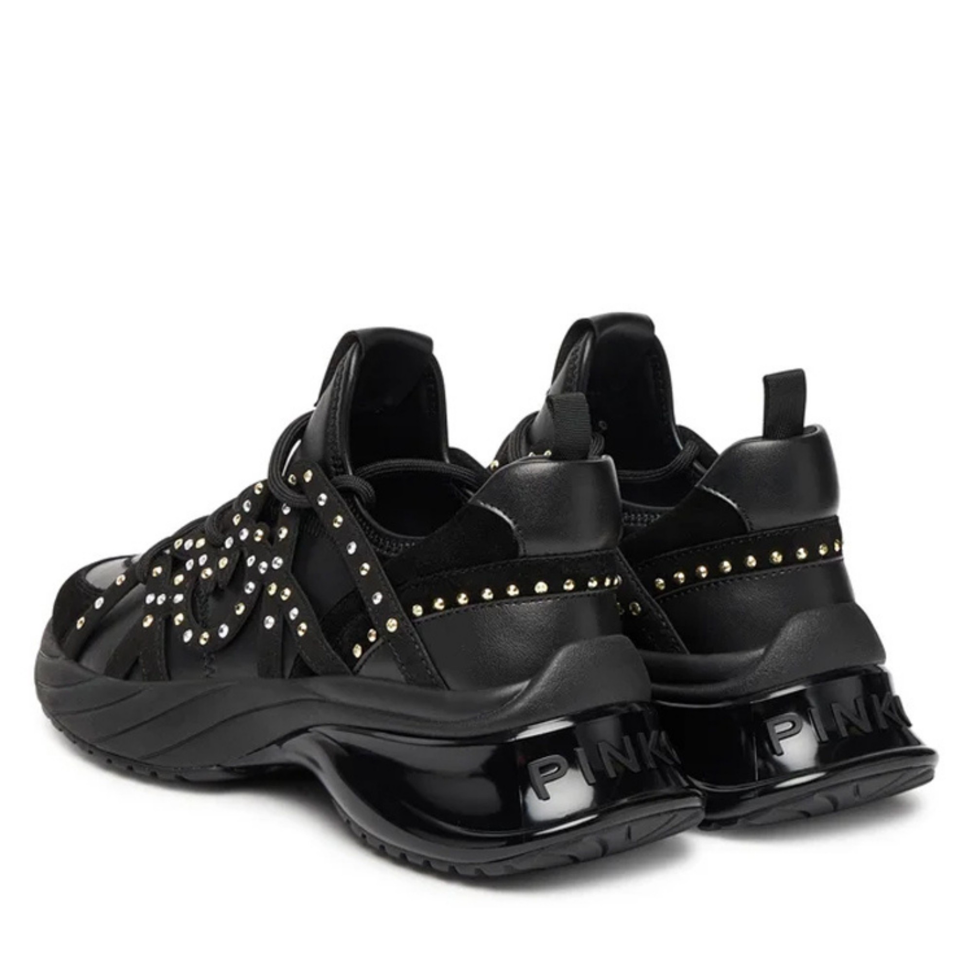 PINKO Laisvalaikio bateliai moterims, Juoda, Ariel 28 - sneaker stretch spr 3