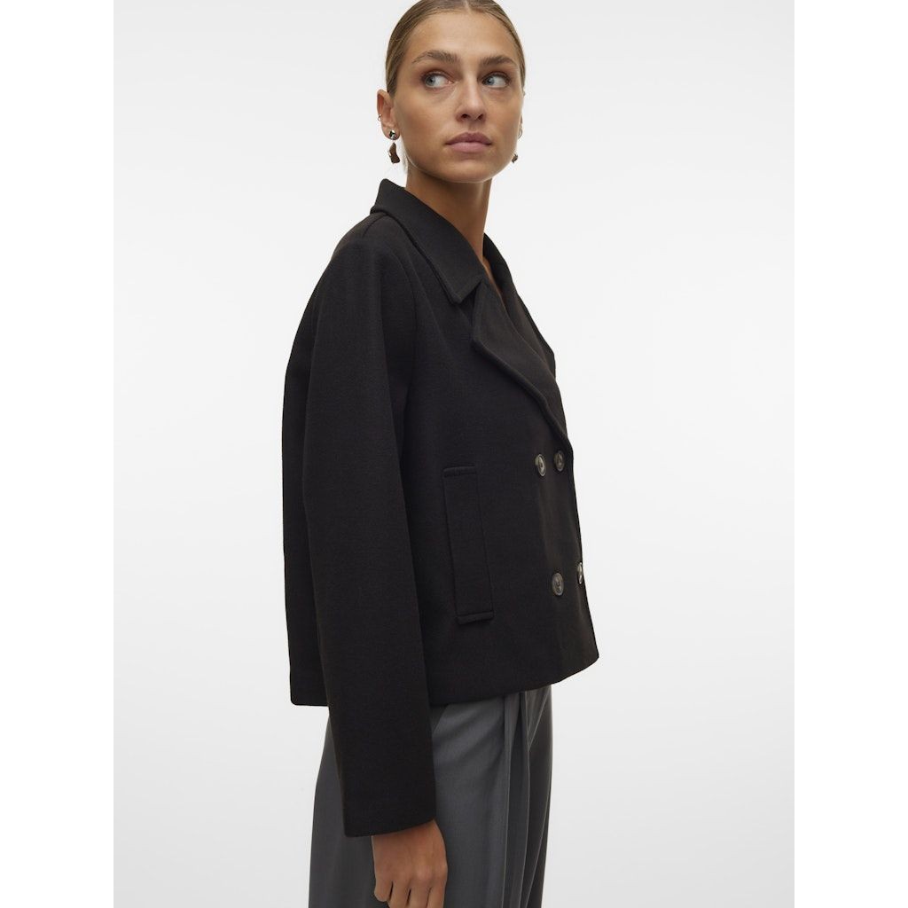 VERO MODA Paltas moterims, Juoda, Vincemia short jacket 4