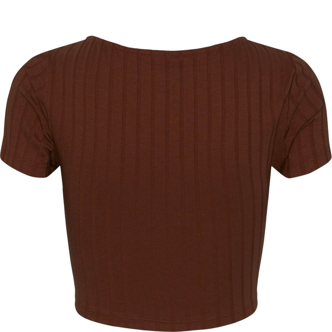 PIECES Palaidinės moterims, Ruda, PCKENNA CROPPED SS TO 2